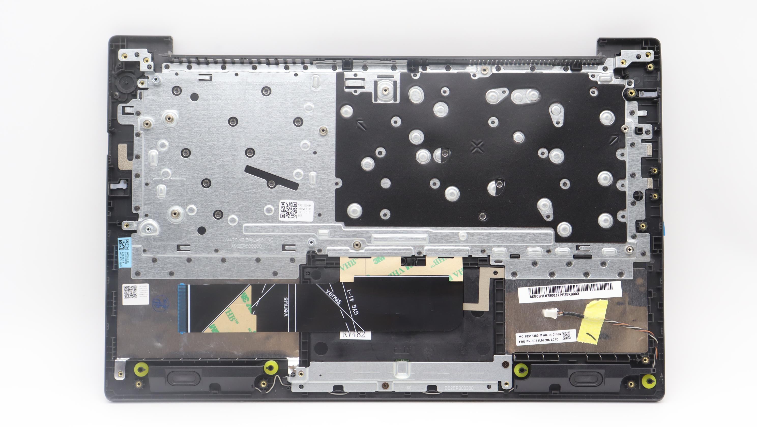 5CB1L67806 - Original Lenovo Keyboard with Upper Cover (Palmrest), English, 83A0, IMR