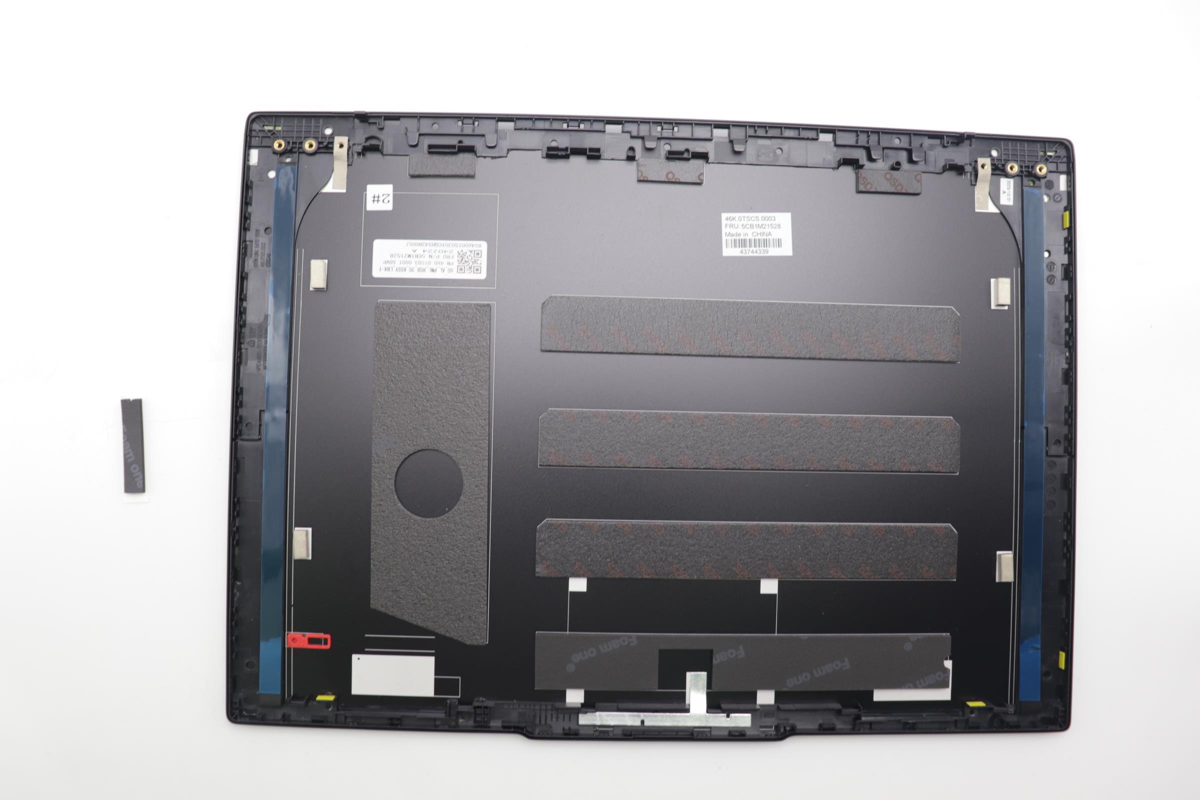 5CB1M21528 - Original Lenovo COVER FRU A COV,ASM,AL,3T,RGB,WL,BLANC