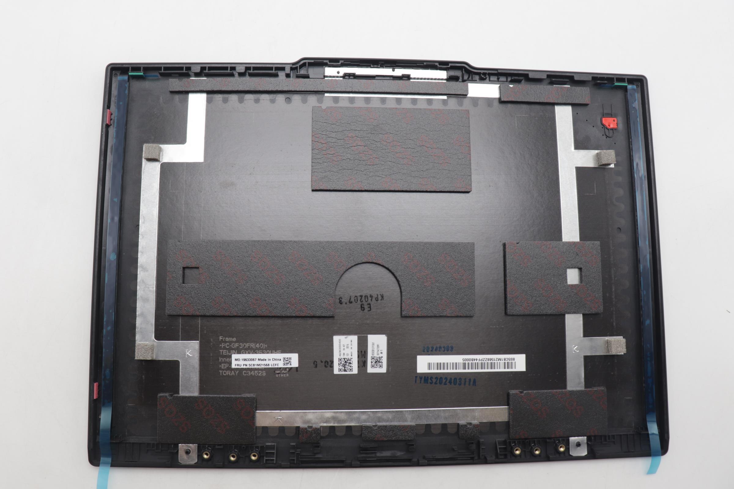 5CB1M21568 - Original Lenovo COVER FRU A_COVER_CFRP_LP_BK_ASSY TORAY