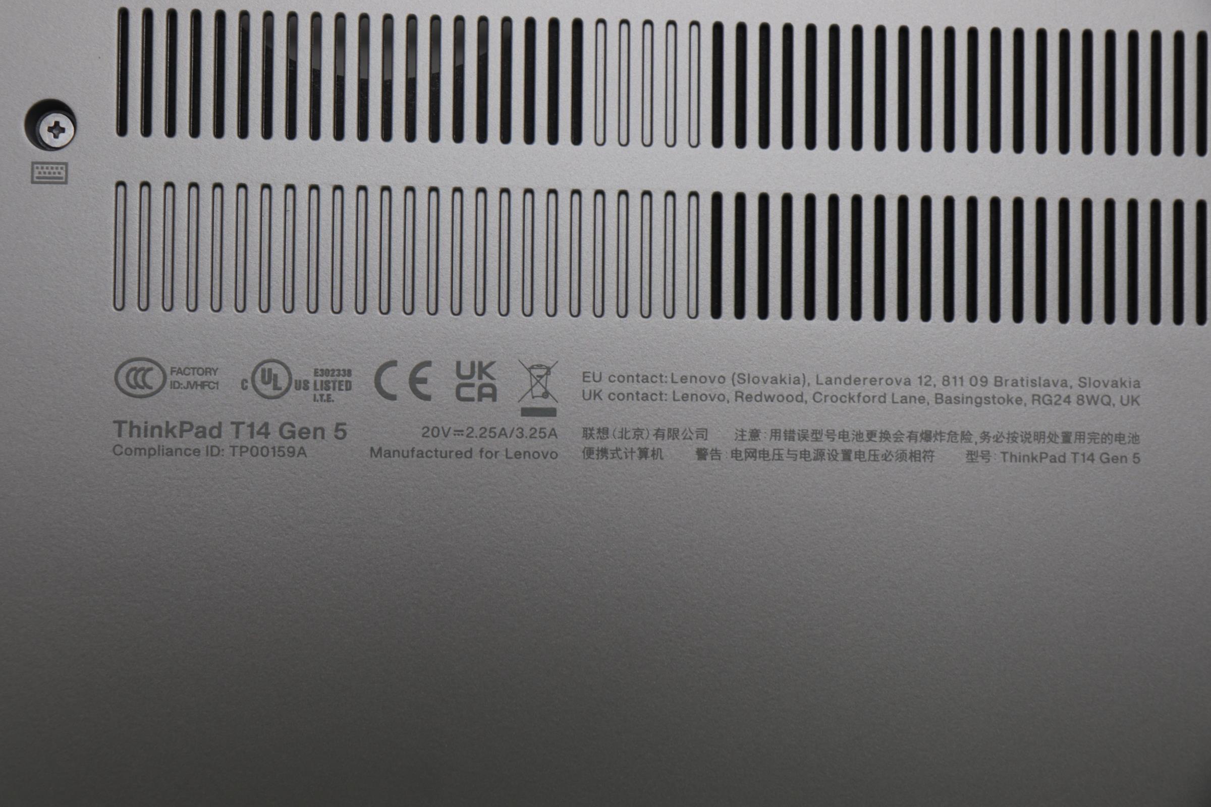 5CB1M21632 - Original Lenovo COVER FRU LT4E0_D_COVER_WWAN_GREY_ASSY