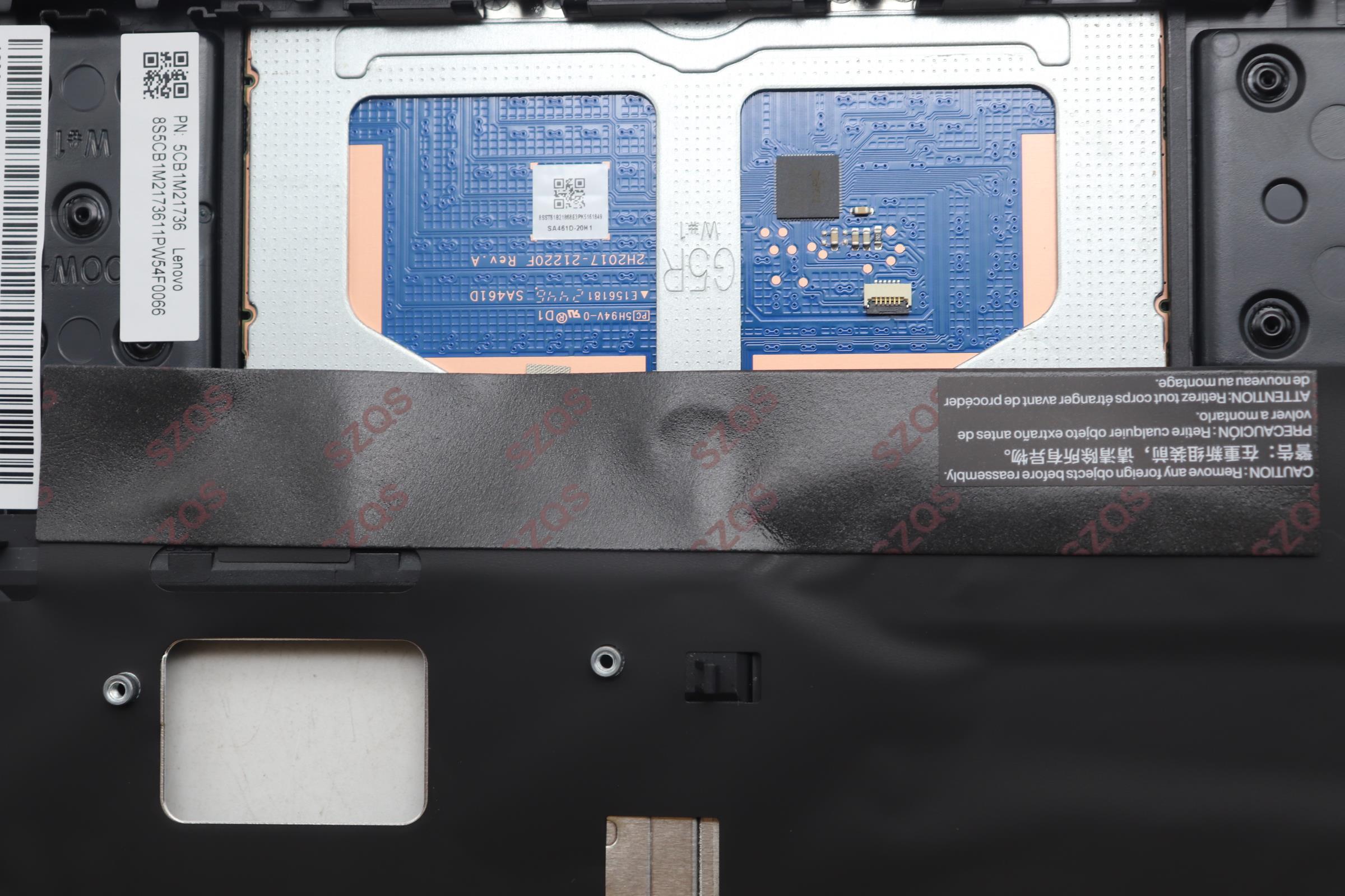 5CB1M21736 - Original Lenovo COVER C COVER ASM Slate grey 100W Gen5