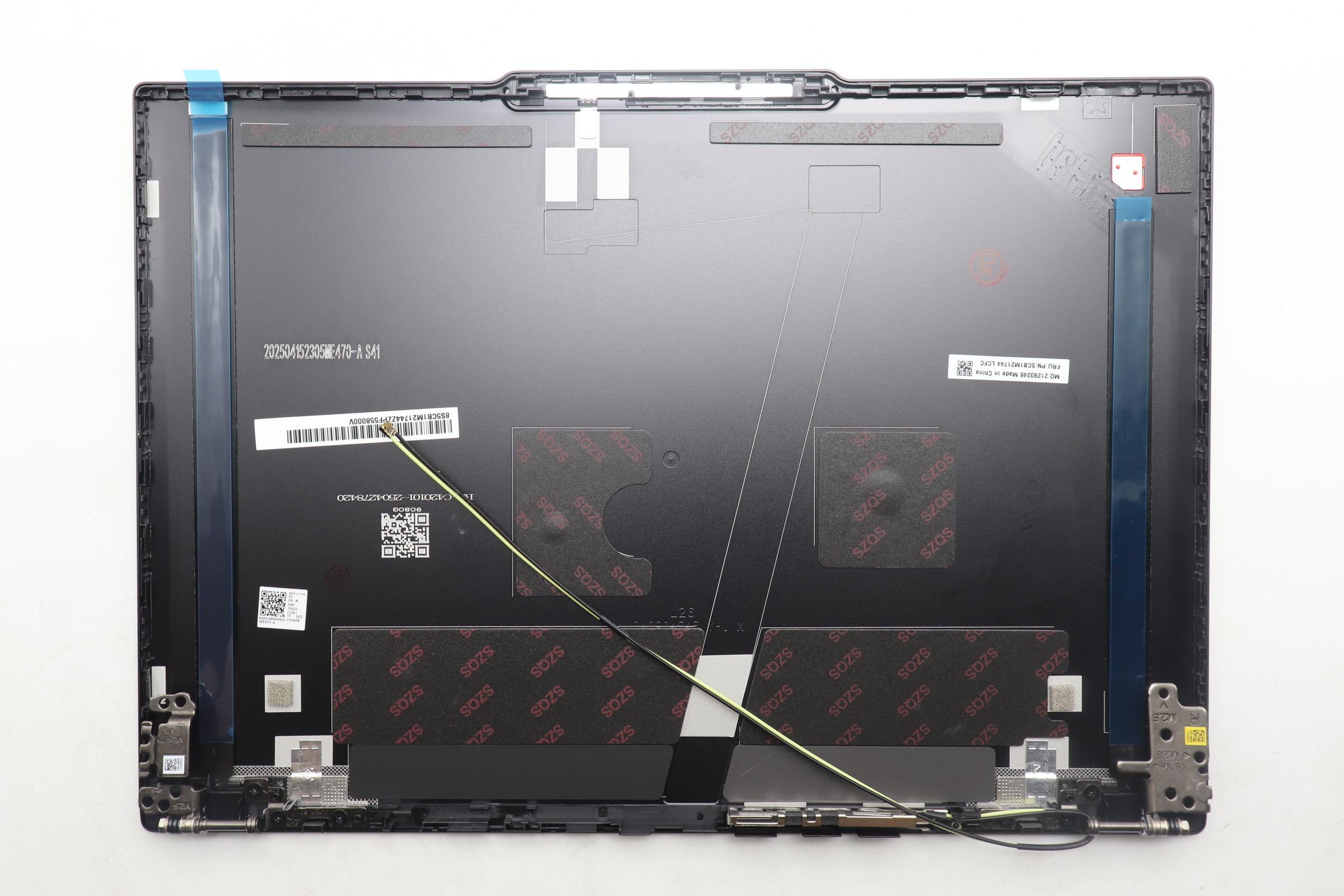 5CB1M21744 - Original Lenovo COVER ME470_A_COVER_ASSY _RGB_28T_BLACK