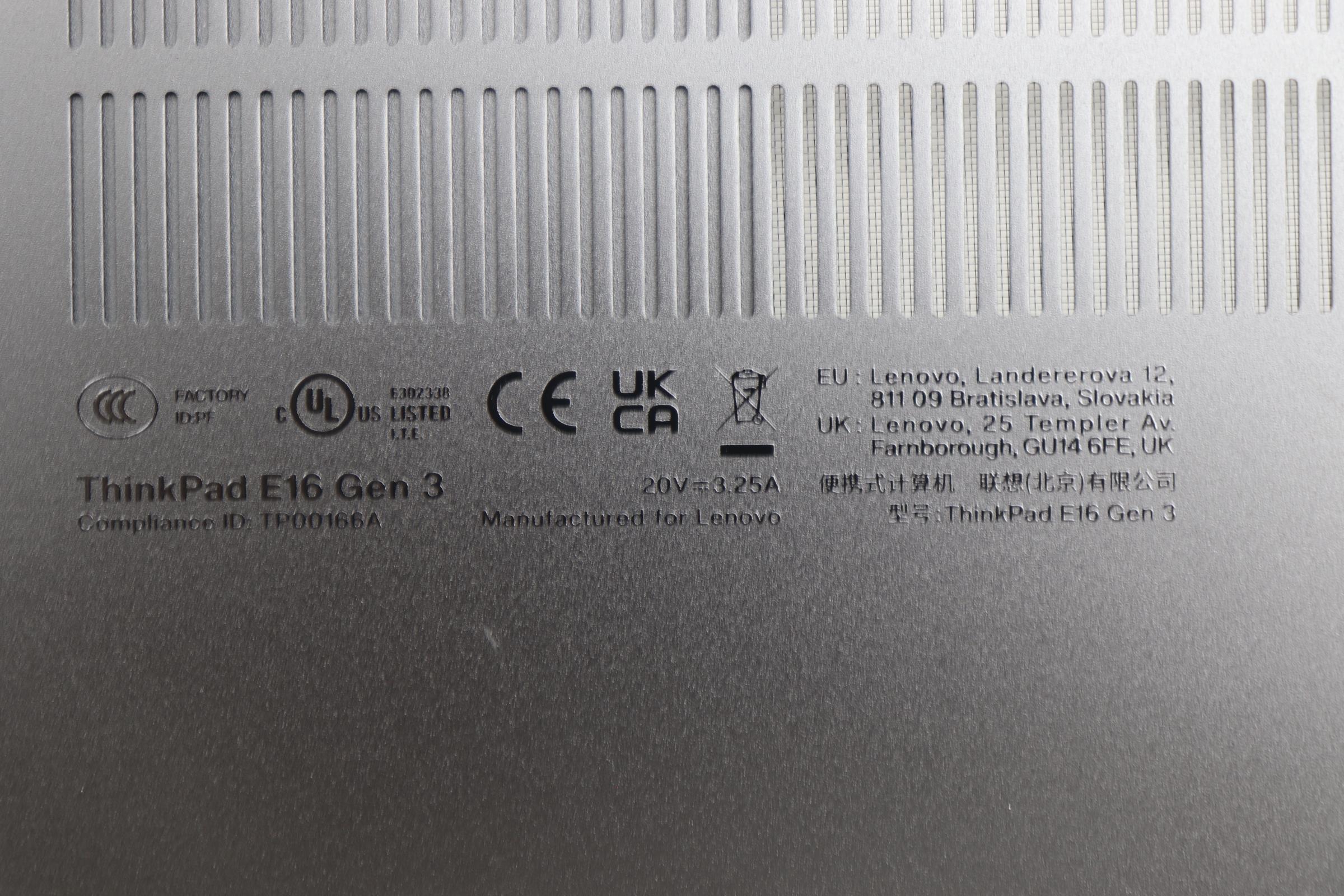 5CB1M21750 - Original Lenovo COVER FRU COVER ME630_D_COVER_AL w/SCW