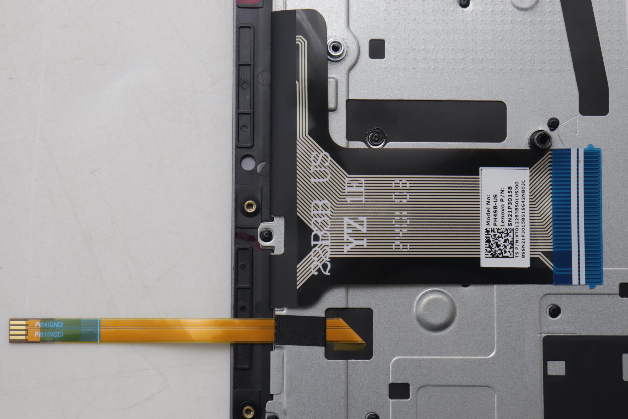 5CB1N95778 - Original Lenovo Keyboard with Upper Cover (Palmrest), English, 83DK, Fingerprint, SG