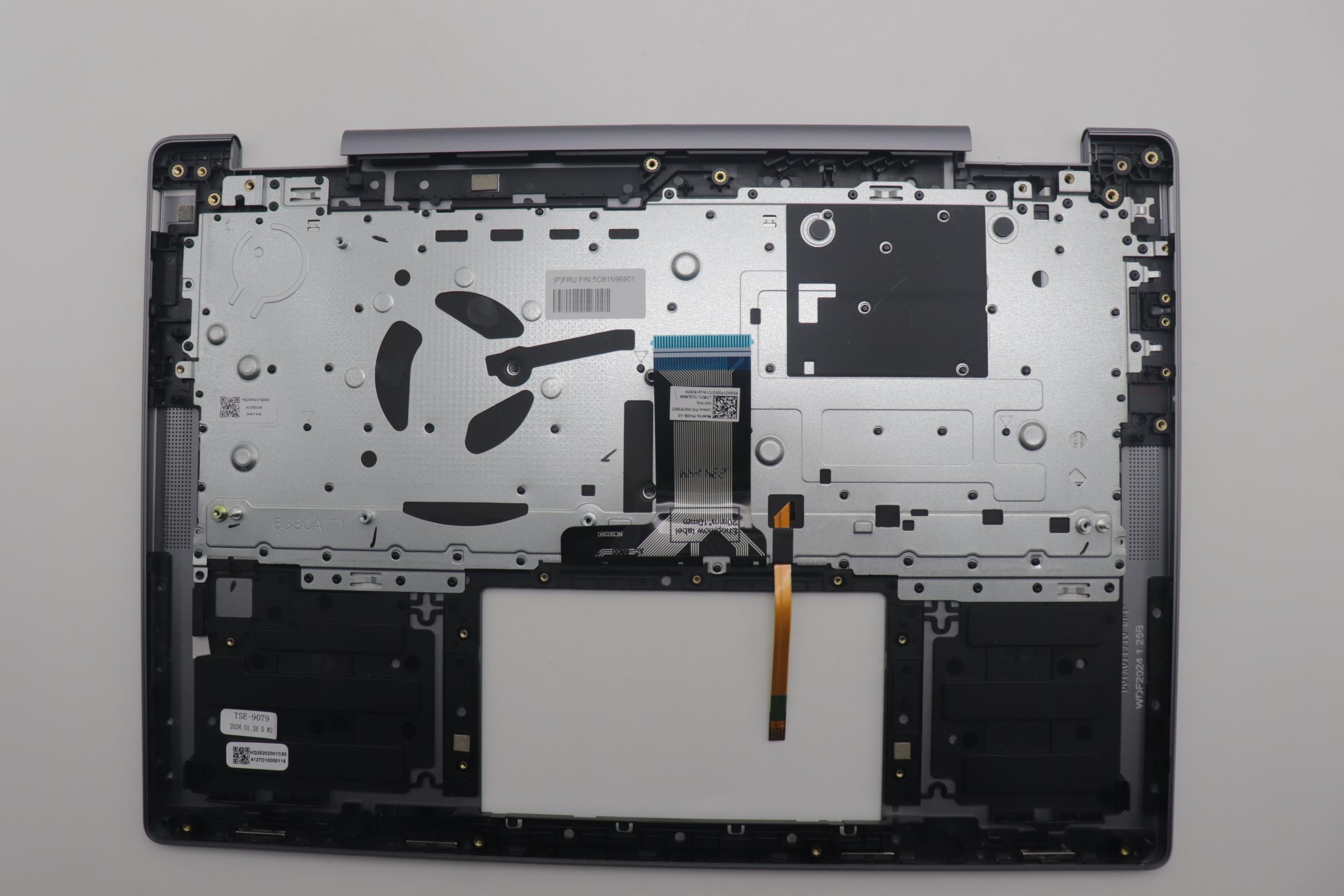 5CB1N96901 - Original Lenovo Keyboard with Upper Cover (Palmrest), English, 83DK, Non Fingerprint, ARG