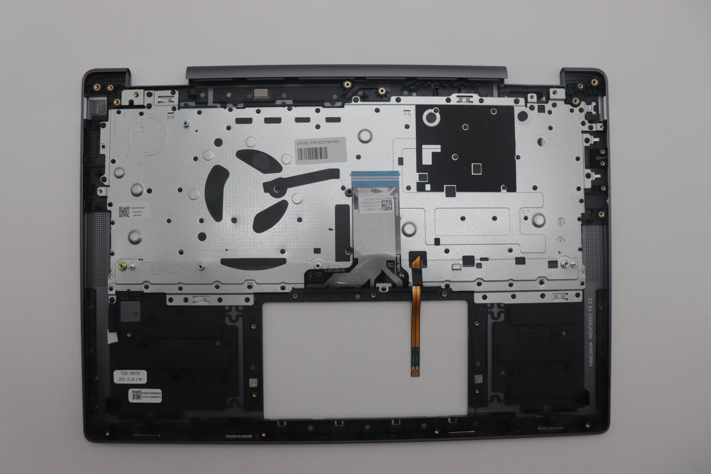 5CB1N97660 - Original Lenovo Keyboard with Upper Cover (Palmrest), English, 83DJ, Non Fingerprint, SG