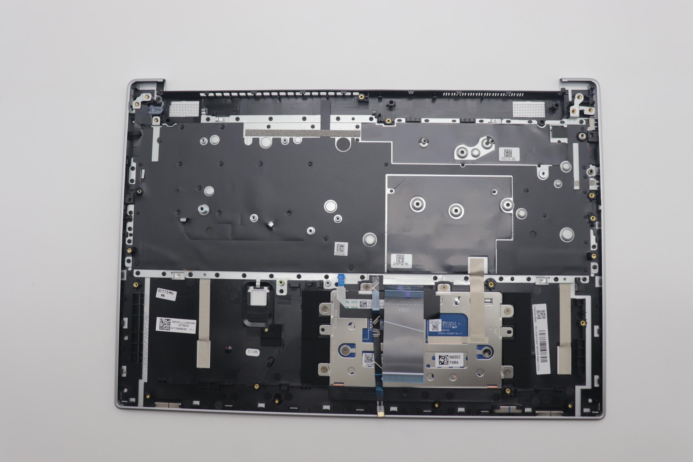 5CB1P33441 - Original Lenovo Keyboard with Upper Cover (Palmrest), English, 83DC, Fingerprint, CG BLAI AL