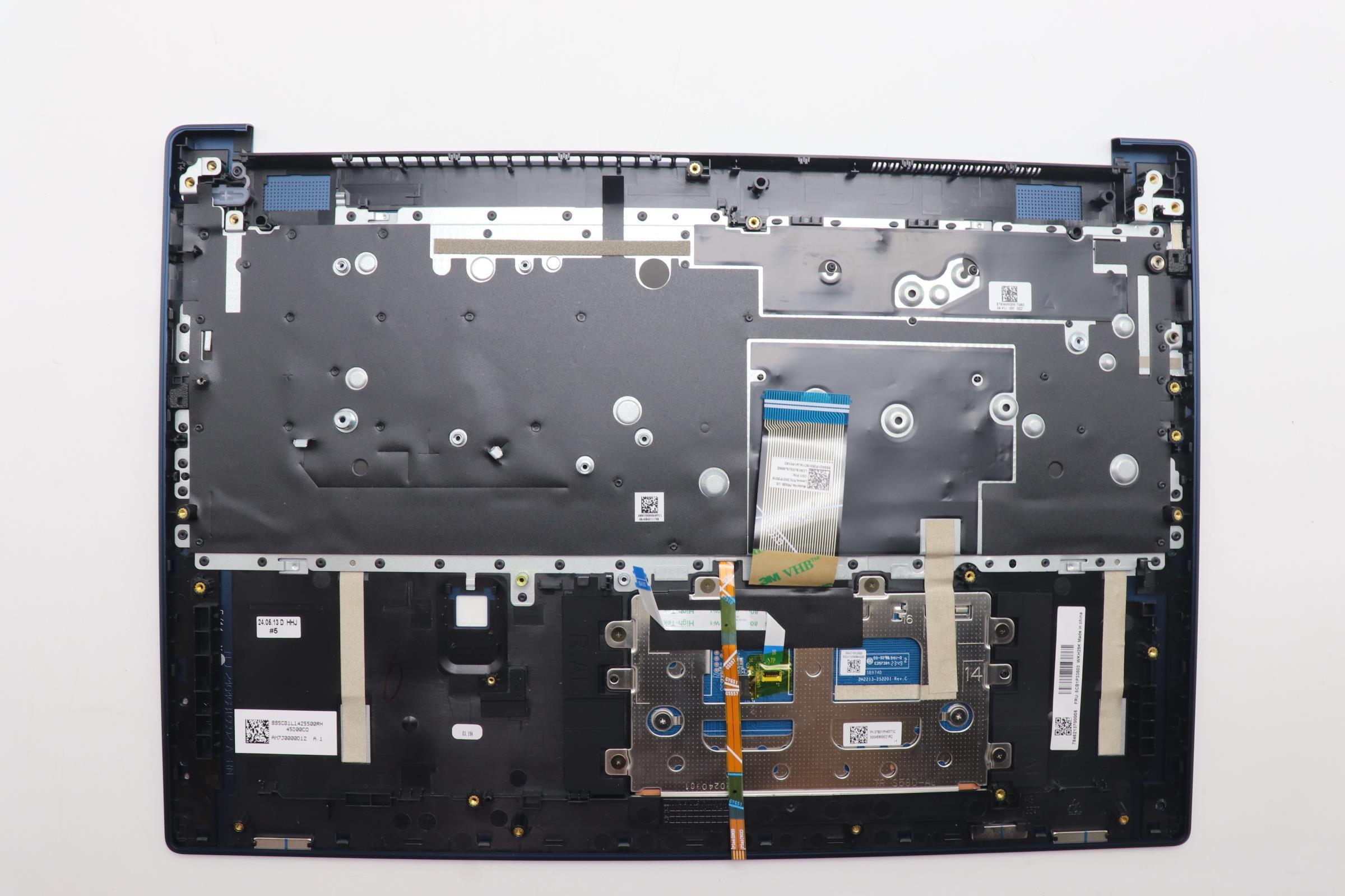 5CB1P33503 - Original Lenovo Keyboard with Upper Cover (Palmrest), English, 83DC, Fingerprint, AB BLAI AL