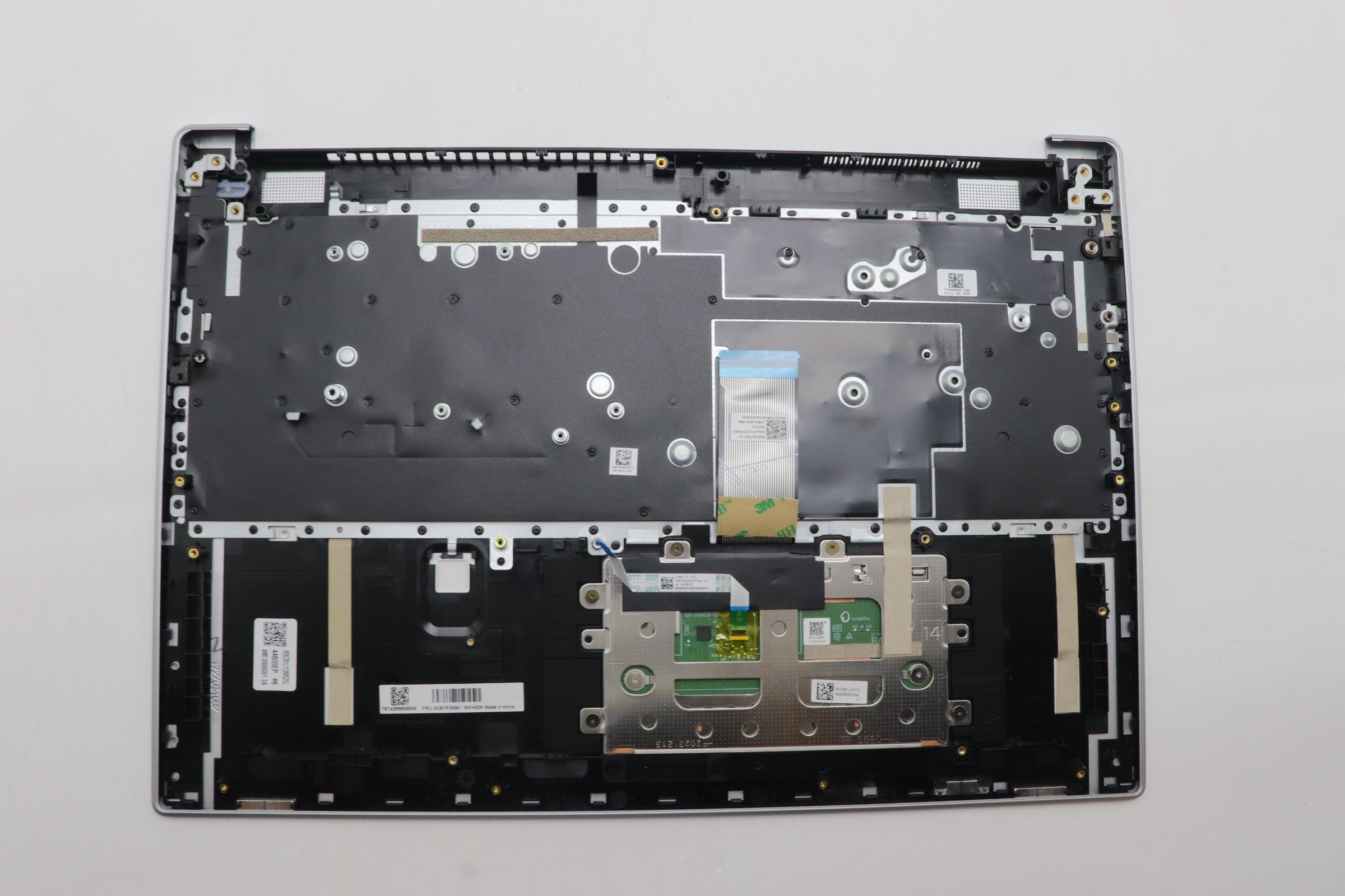 5CB1P35951 - Original Lenovo Keyboard with Upper Cover (Palmrest), English, 83DC, Fingerprint, CG, No Backlight, AI AL