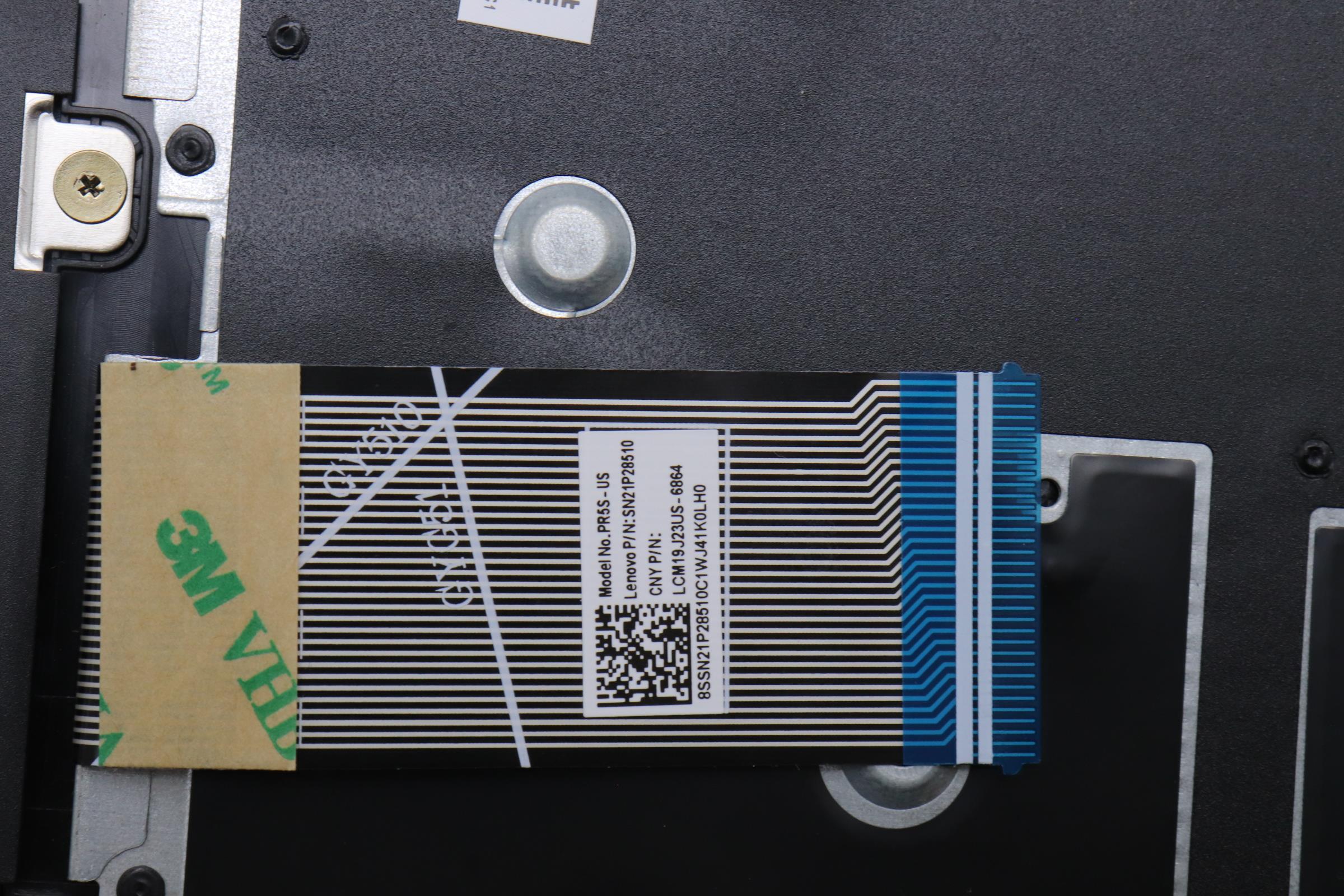 5CB1P43354 - Original Lenovo Keyboard with Upper Cover (Palmrest), English, 83DC, Non Fingerprint, AB, No Backlight, AI AL