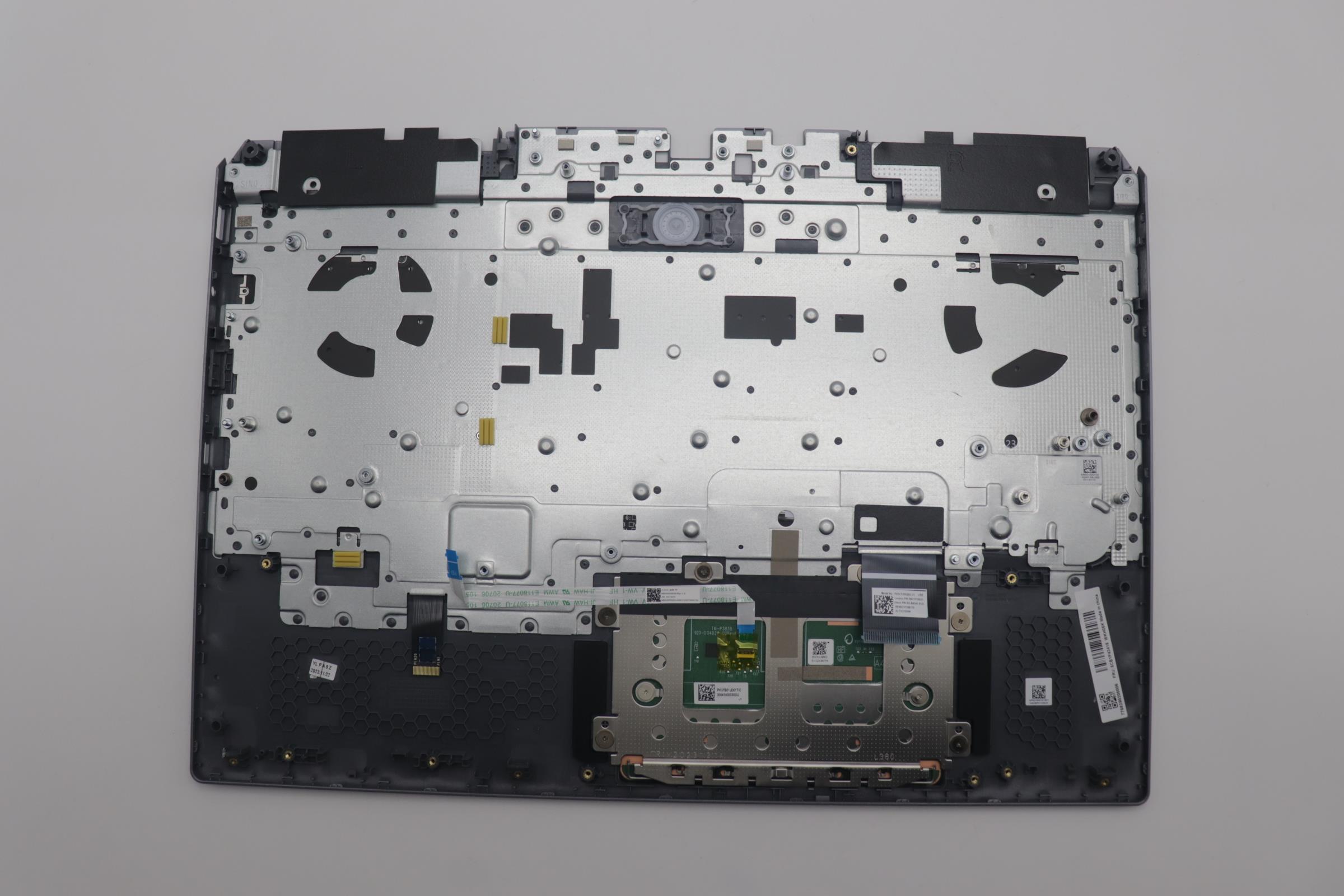 5CB1P43415 - Original Lenovo Keyboard with Upper Cover (Palmrest), English, 83DX, RGB