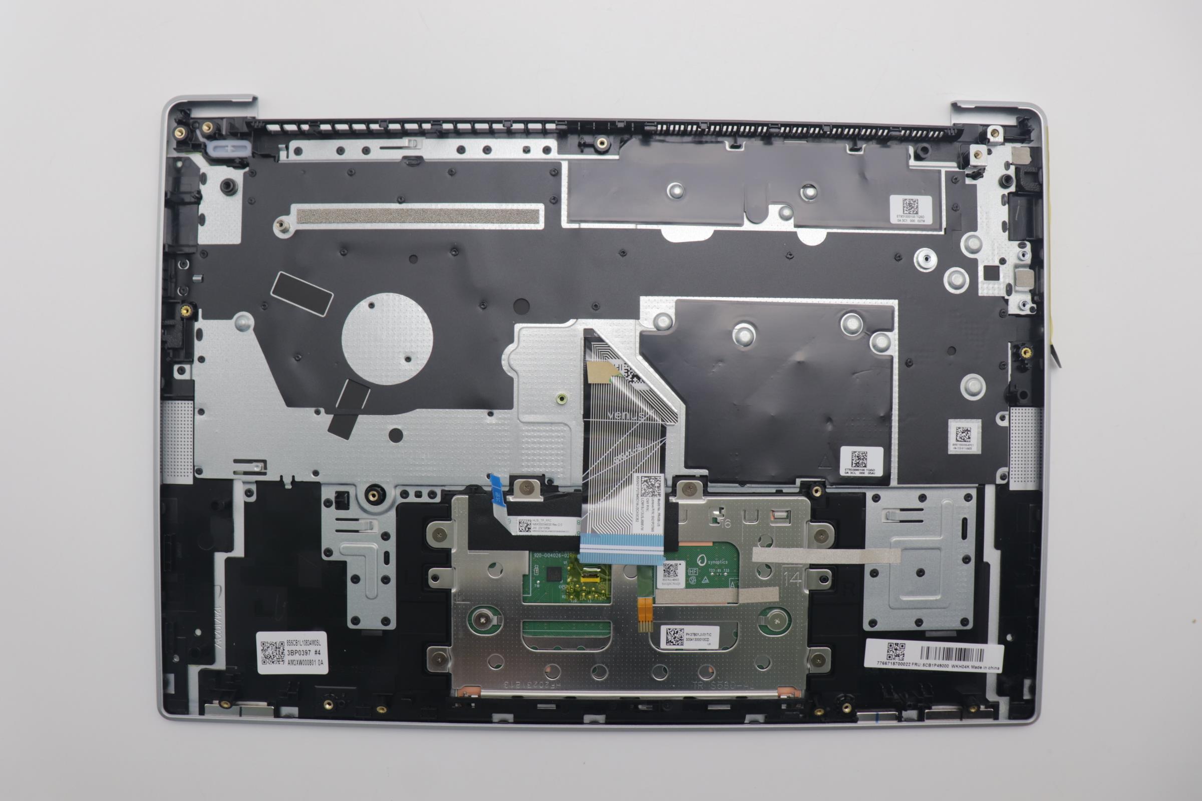 5CB1P49000 - Original Lenovo Keyboard with Upper Cover (Palmrest), English, 83DA, Non Fingerprint, CG, Backlight, AI AL