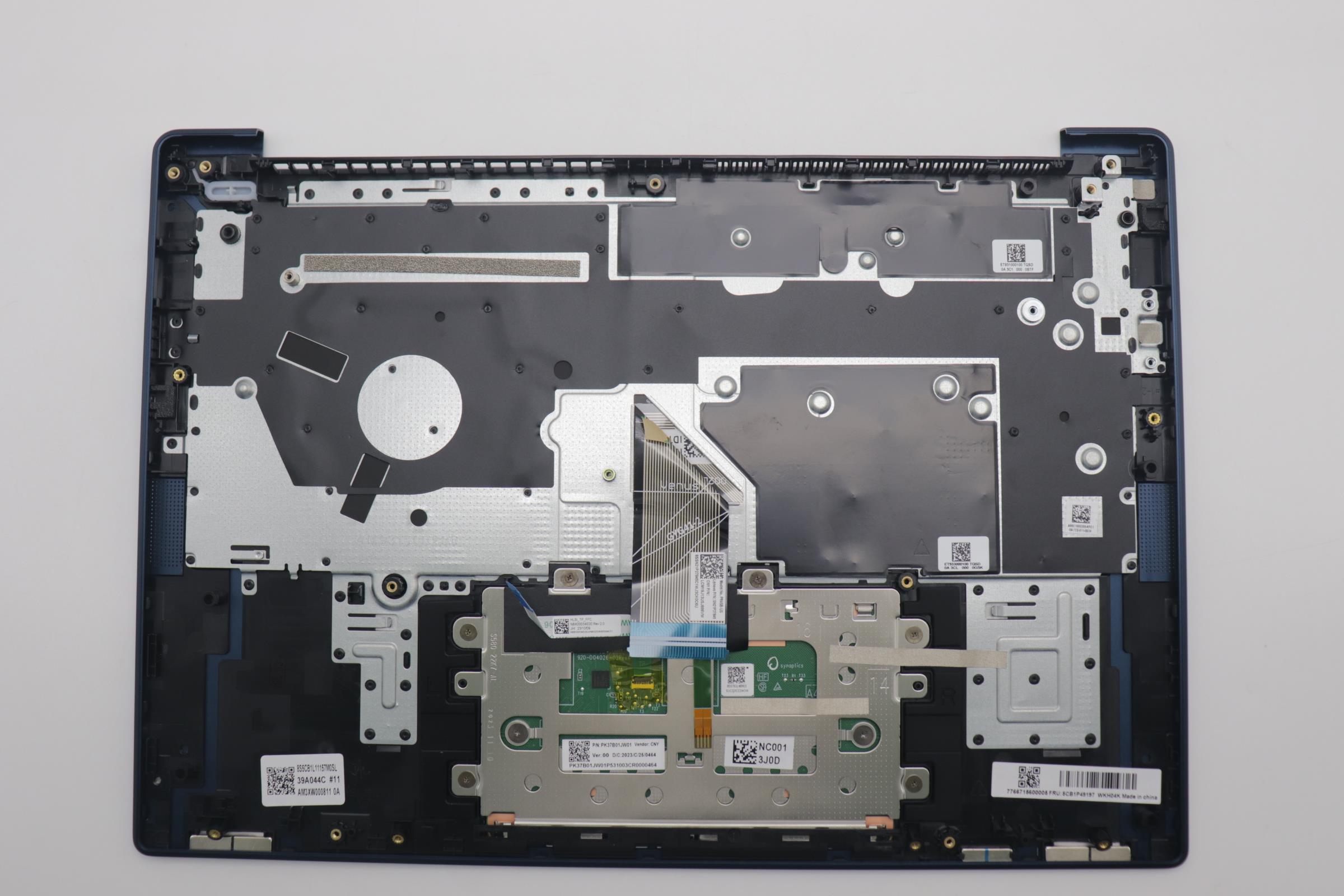 5CB1P49197 - Original Lenovo Keyboard with Upper Cover (Palmrest), English, 83DA, Non Fingerprint, AB, Backlight, AI AL