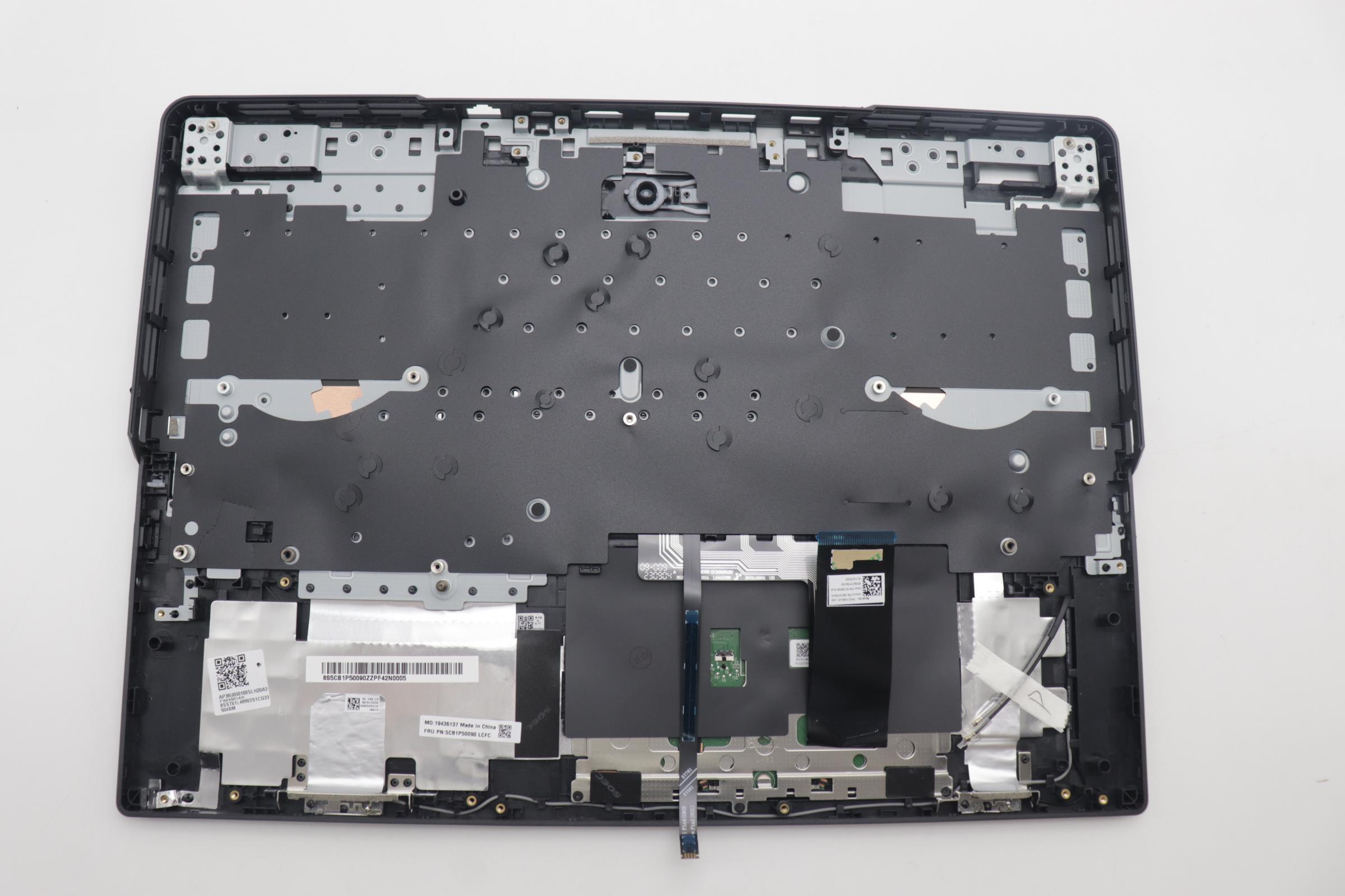 5CB1P50090 - Original Lenovo Keyboard with Upper Cover (Palmrest), English, 83DF, ONGY