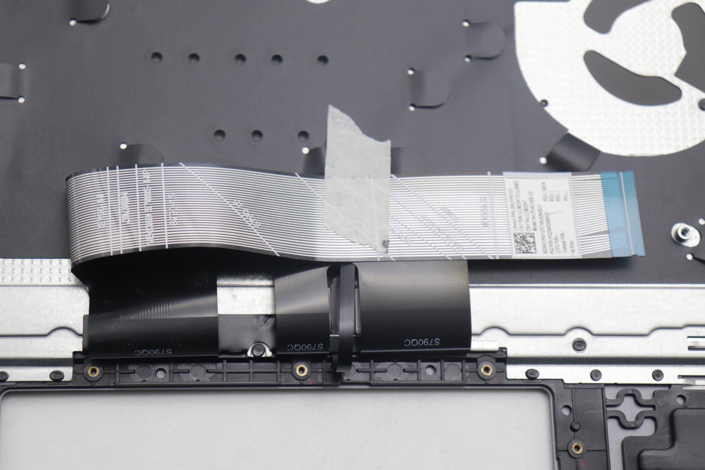 5CB1P50153 - Original Lenovo Keyboard with Upper Cover (Palmrest), English, 83CV, Non Fingerprint, LG