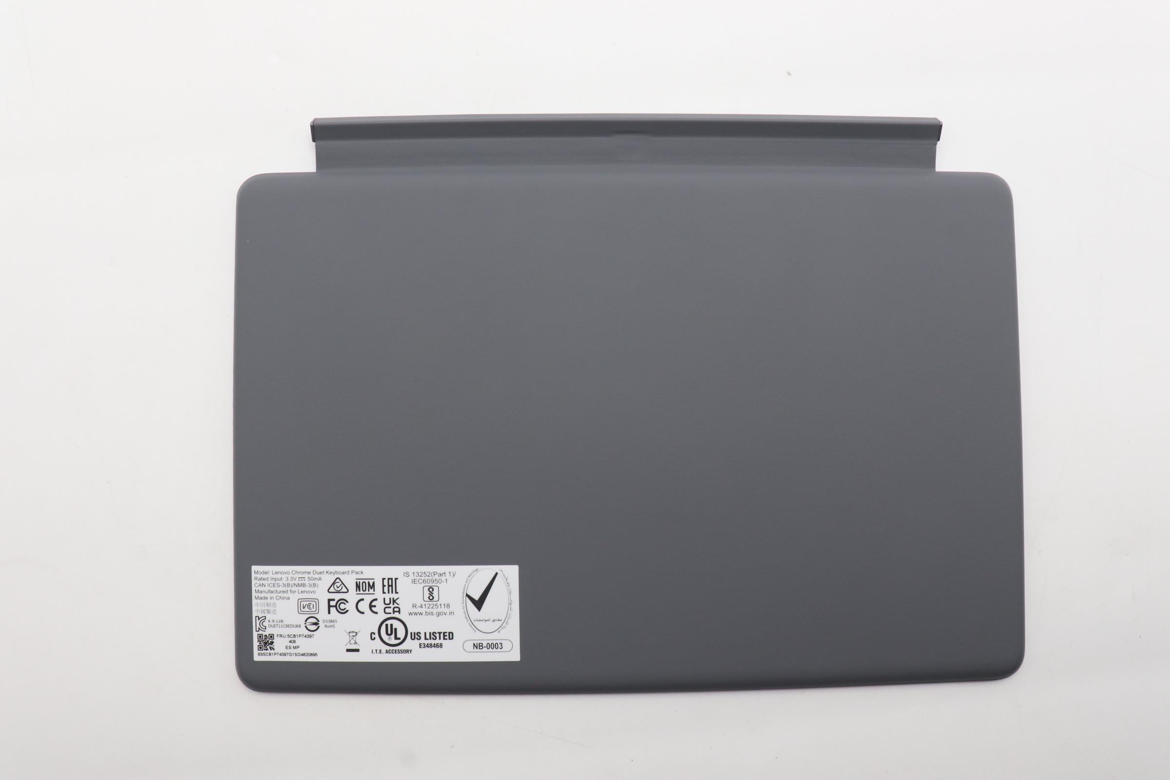5CB1P74397 - Original Lenovo Keyboard with Palmrest (Upper Case) English, Luna Grey, 83HH