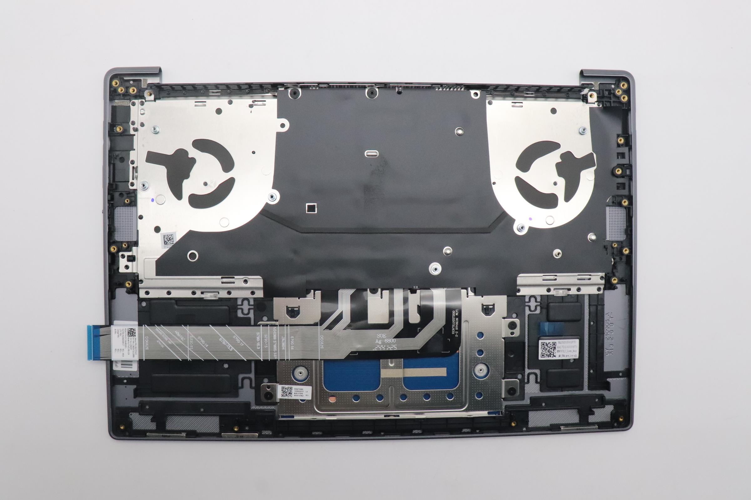 5CB1P74777 - Original Lenovo Keyboard with Palmrest (Upper Case) English, Luna Grey, PST, 83HN