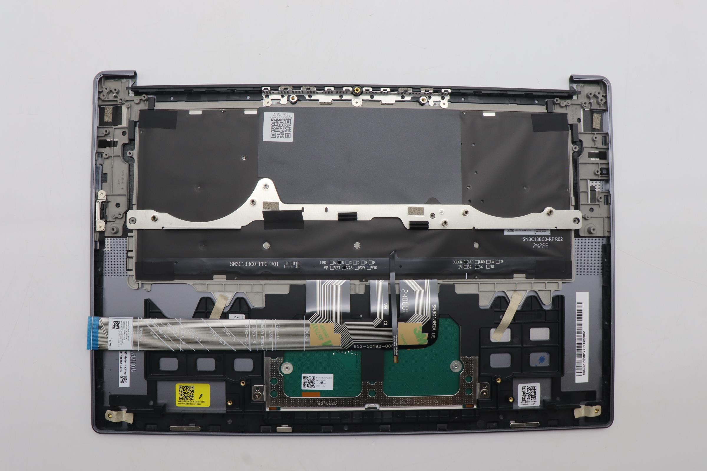 5CB1P85661 - Original Lenovo Keyboard with Palmrest (Cover), English, With Touchpad, L 83HM