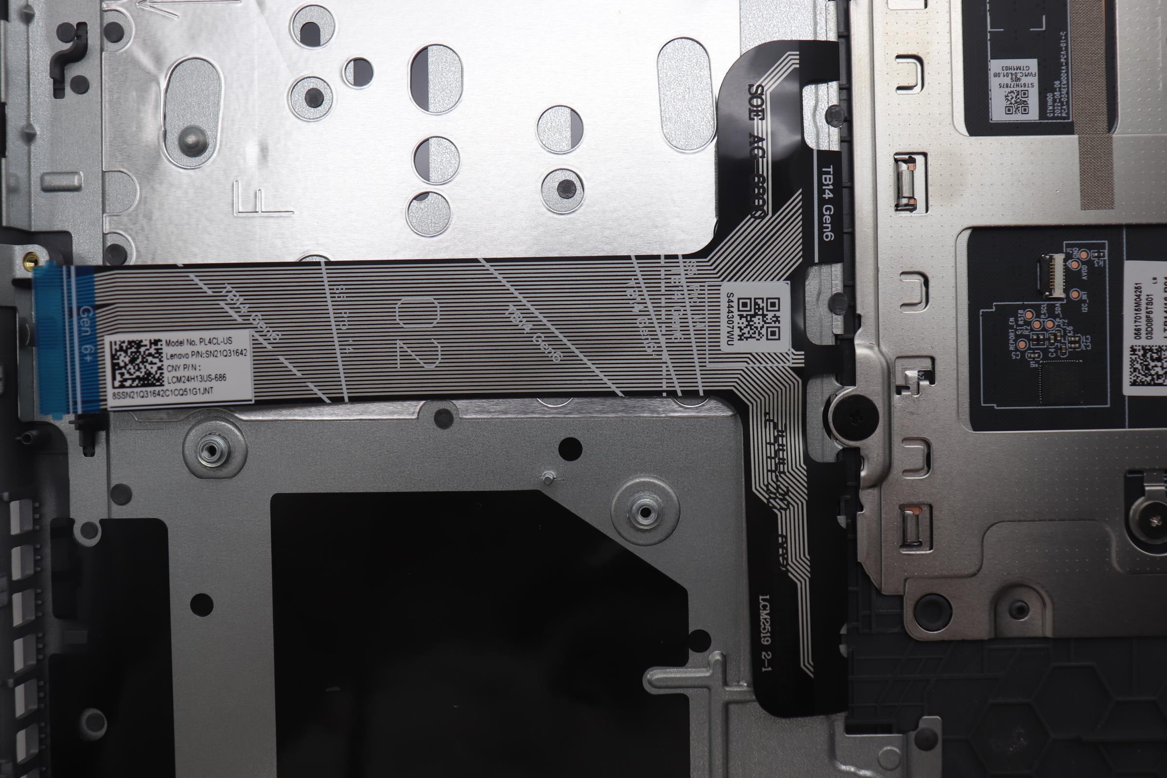 5CB1R08715 - Original Lenovo Keyboard with Upper Cover (Palmrest),English,Arctic Grey,Non_Backlight,U-series