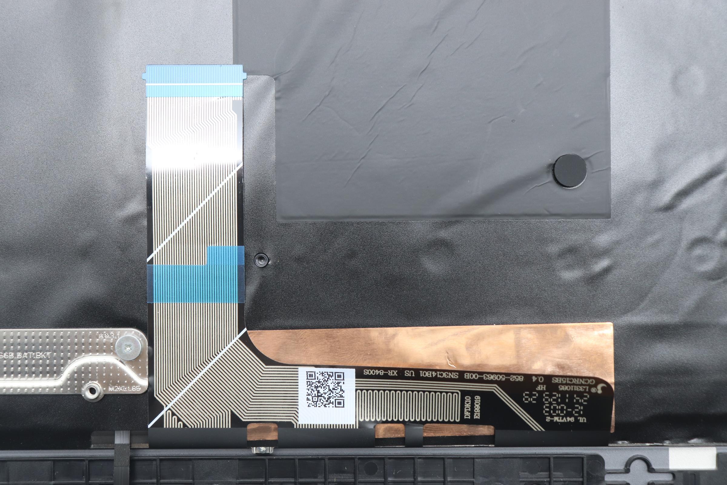 5CB1R68028 - Original Lenovo Keyboard with Upper Cover (Palmrest), English, Luna Grey, Non_Puresight Logo, FingerPrint