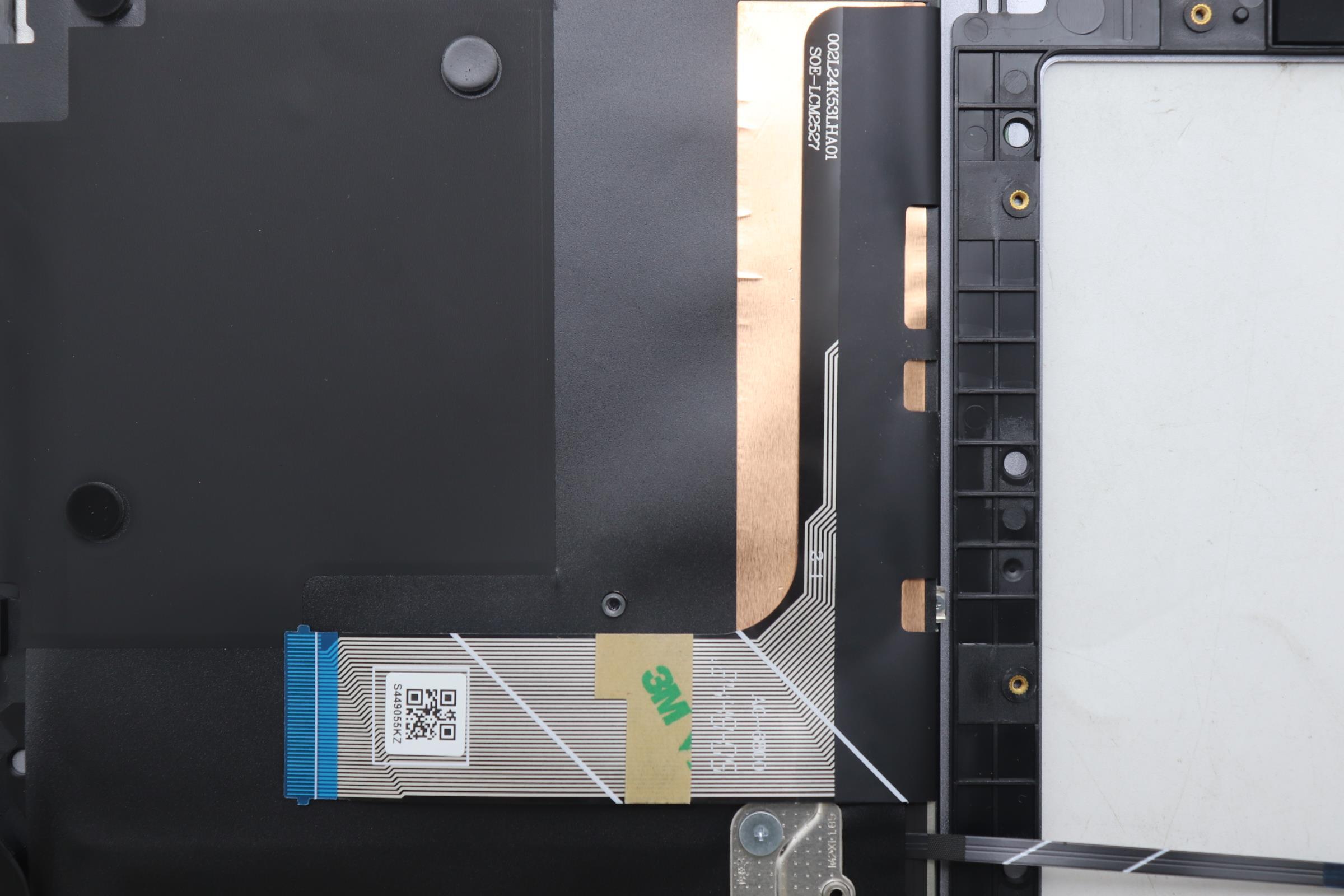 5CB1R68087 - Original Lenovo Keyboard with Upper Cover (Palmrest), English, Luna Grey, Puresight Logo, Non_FingerPrint