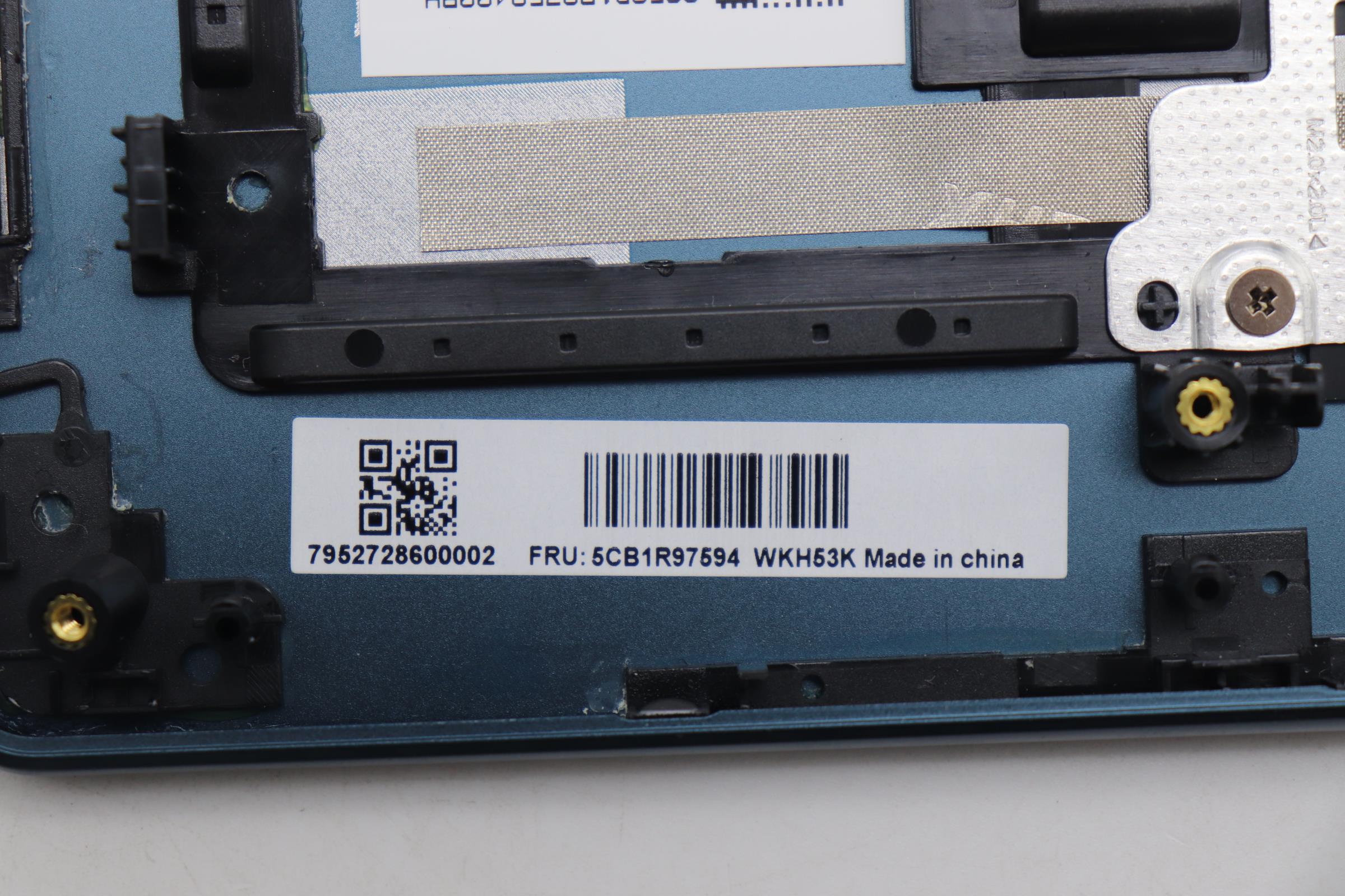 5CB1R97594 - Original Lenovo Keyboard with Upper Cover (Palmrest), English, Tidal Teal