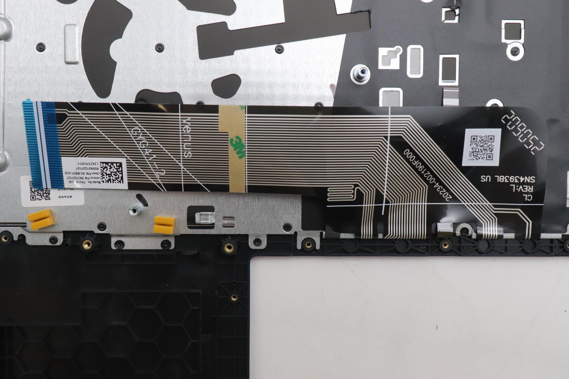 5CB1S02887 - Original Lenovo Keyboard with Upper Cover (Palmrest), English Euro, Cosmic Blue, Backlight, Non_FingerPrint