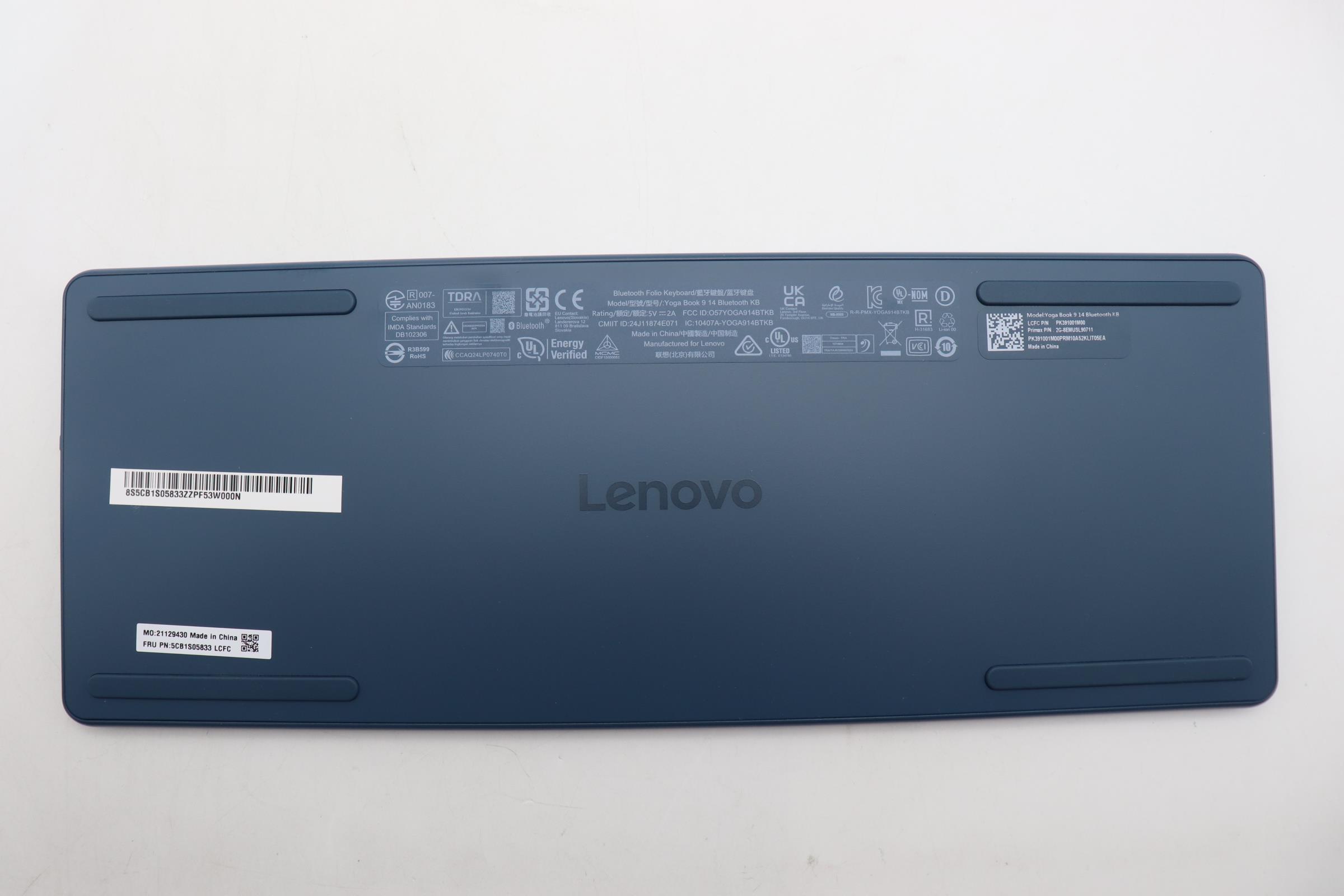 5CB1S05833 - Original Lenovo Keyboard L83KJ ASM ENG