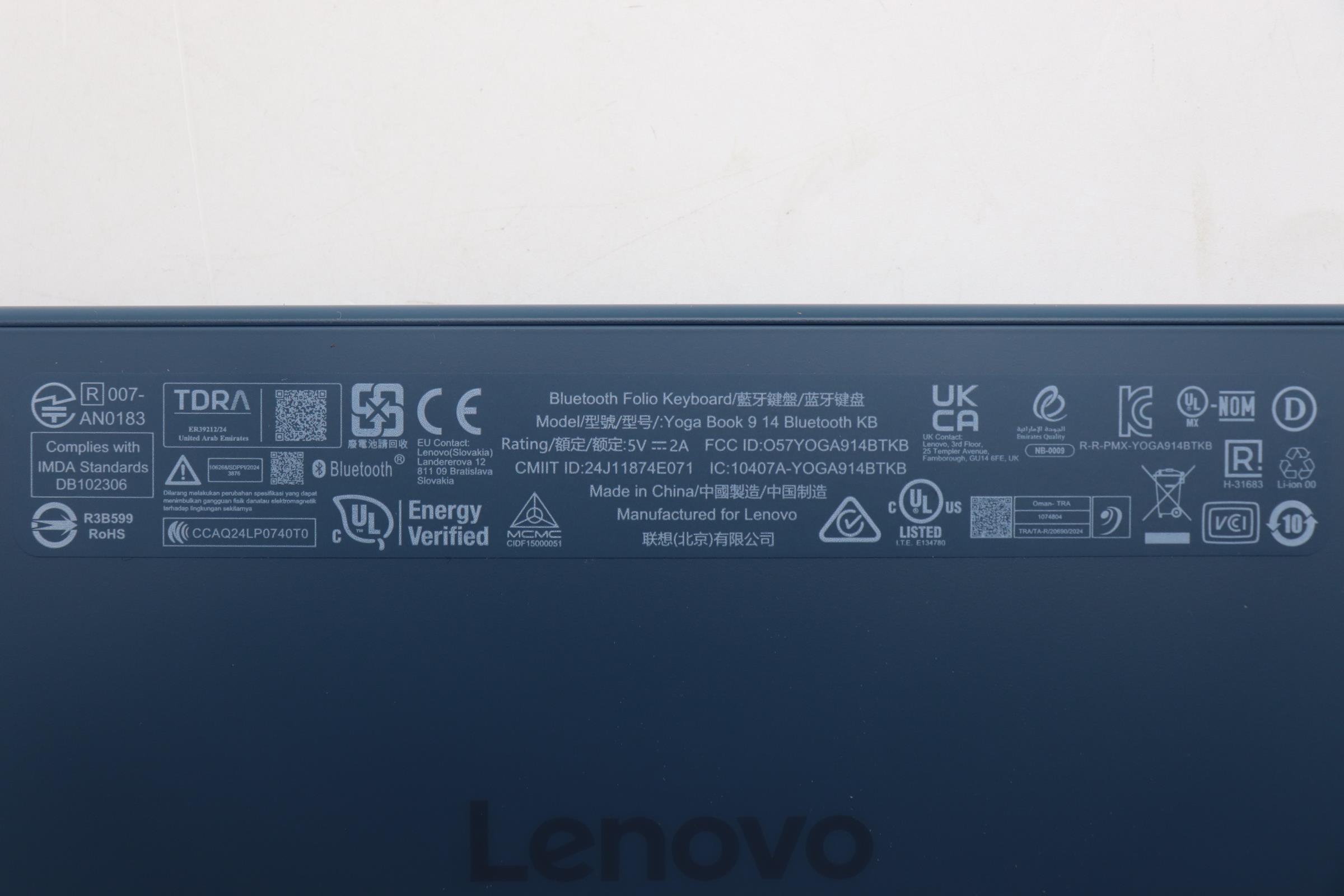 5CB1S05833 - Original Lenovo Keyboard L83KJ ASM ENG