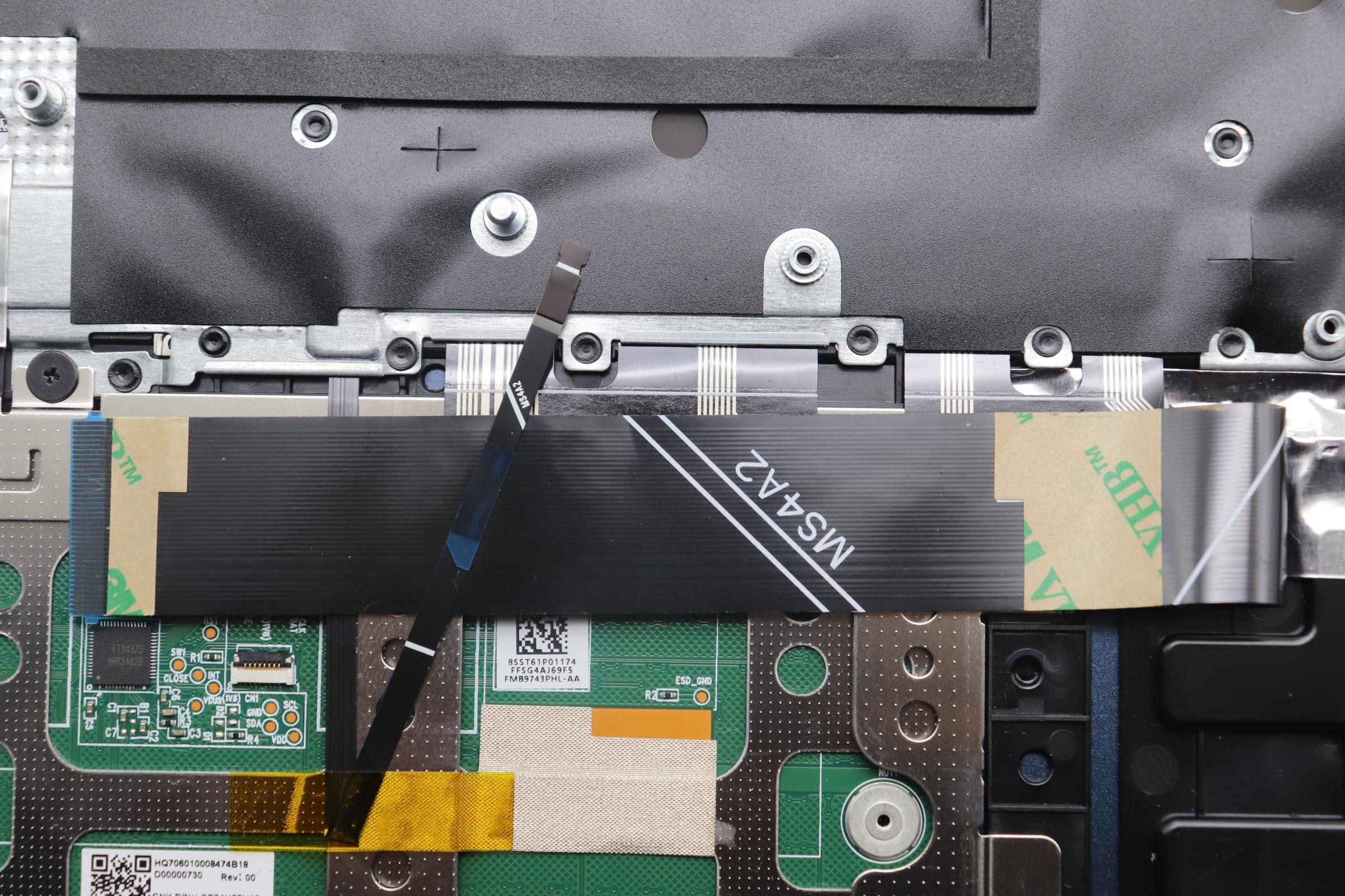 5CB1S11888 - Original Lenovo Keyboard with Upper Cover (Palmrest), English, Cosmic Blue, Backlight