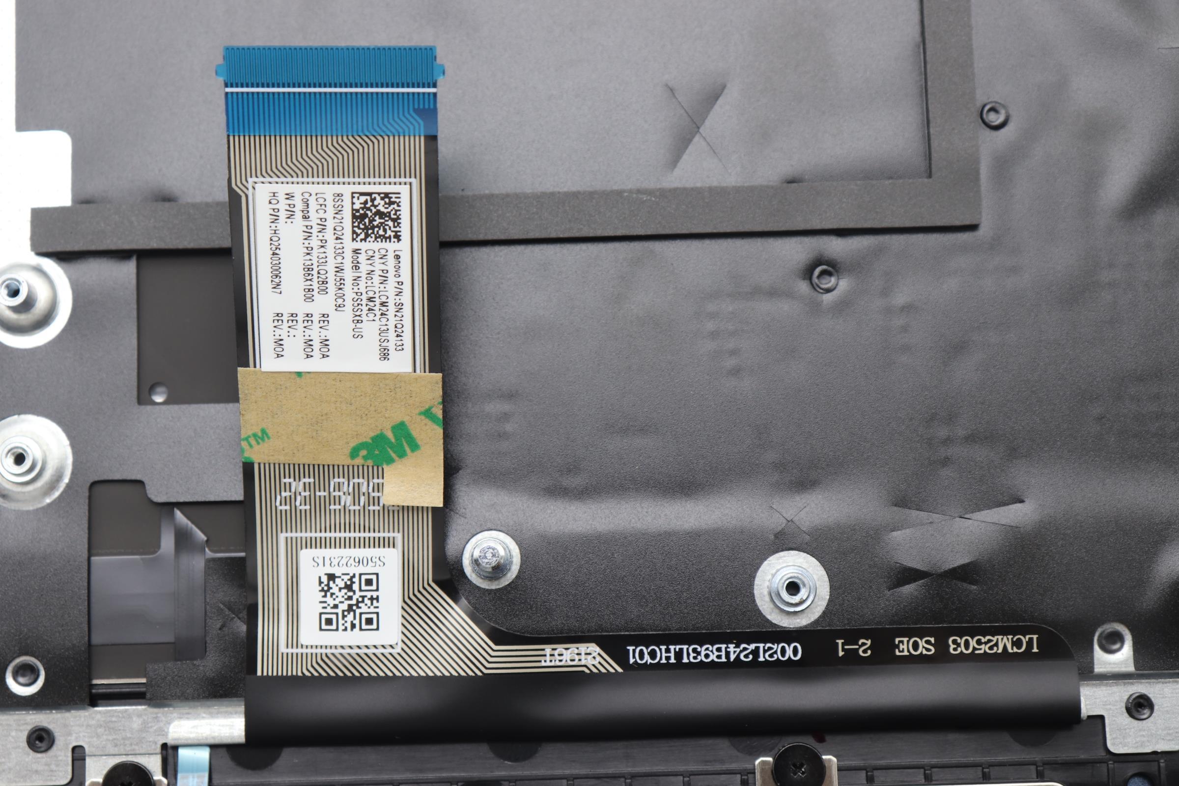 5CB1S12623 - Original Lenovo Keyboard with Upper Cover (Palmrest) ENG H 83ND CB ML 4CELL