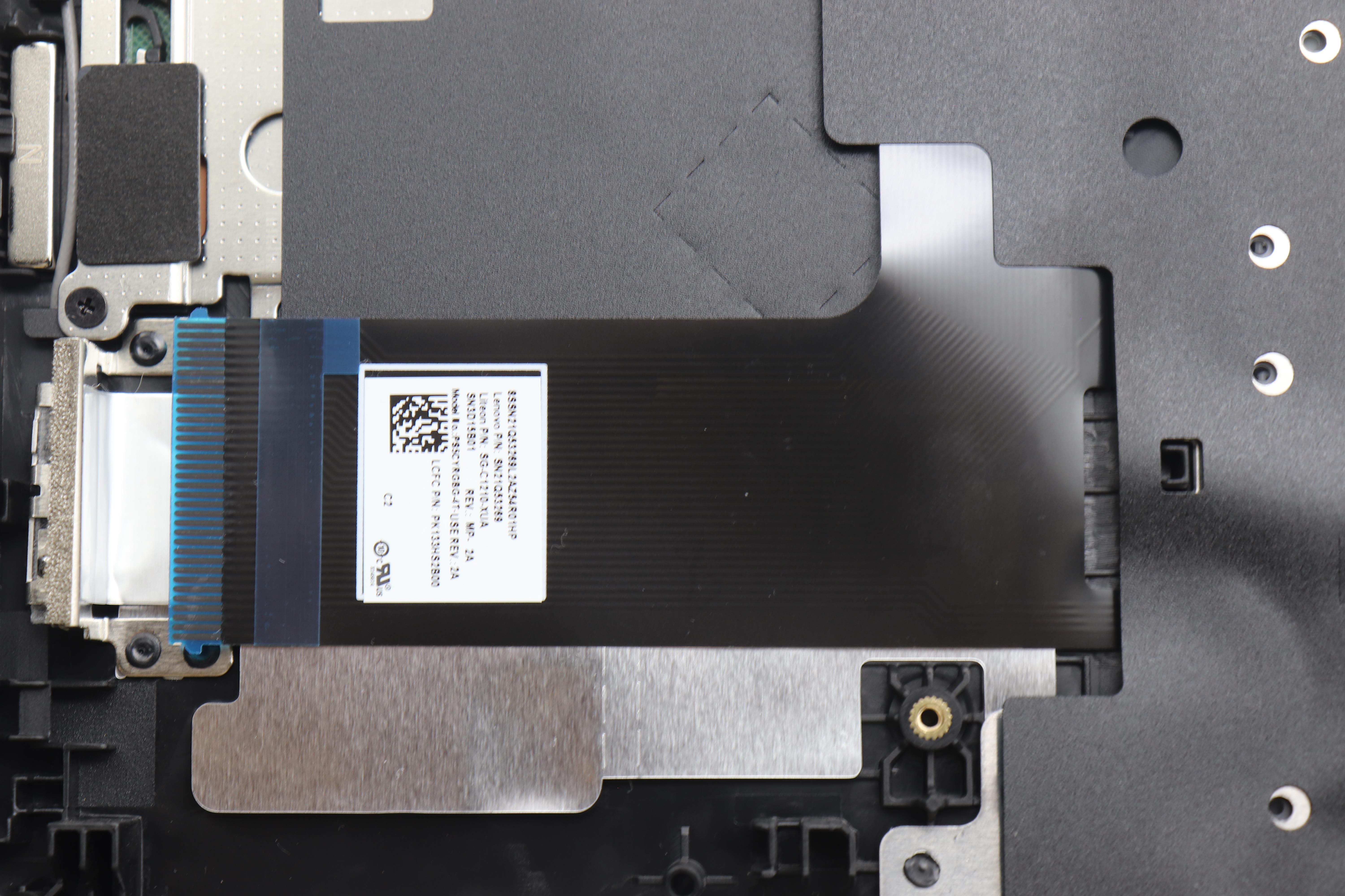 5CB1S24056 - Original Lenovo Keyboard with Top Cover, English, Eclipse Black, RGB Backlight, Anodizing Sandblasting