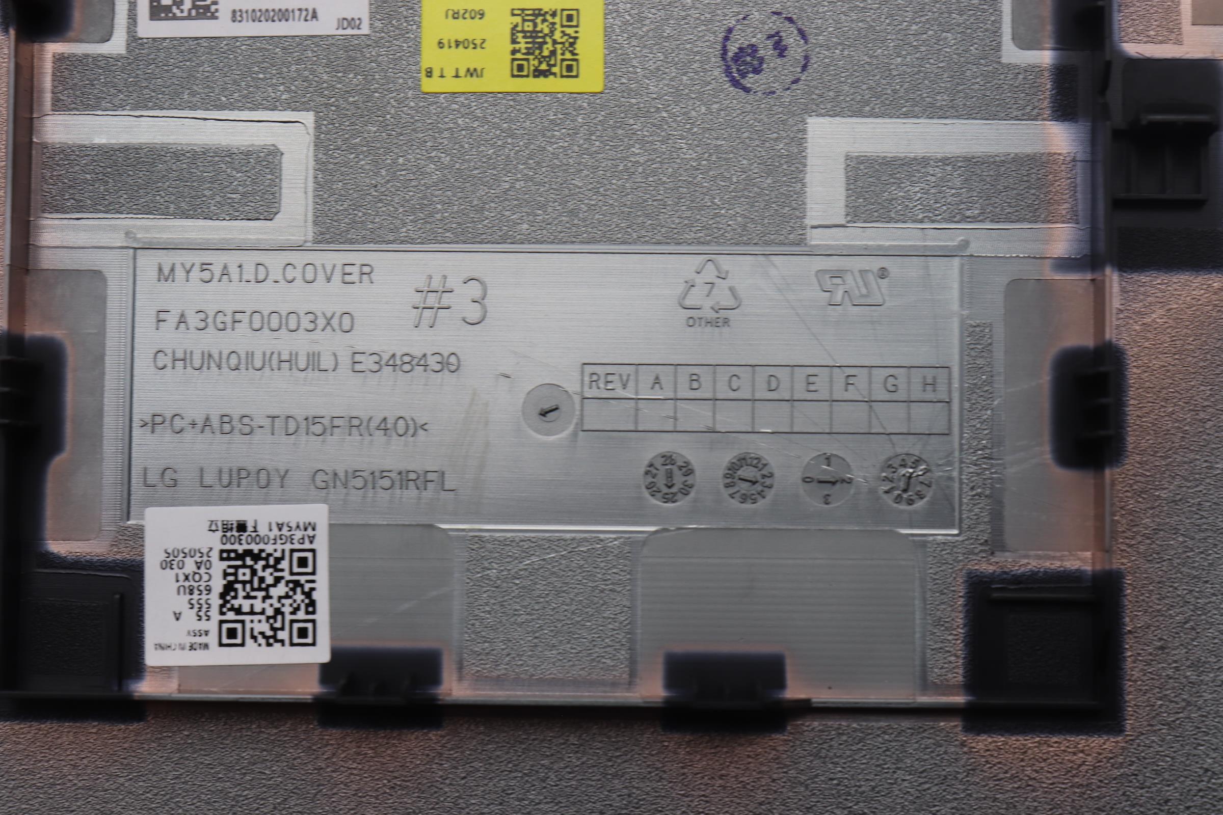 5CB1S31096 - Original Lenovo Cover L 83LT D Cover