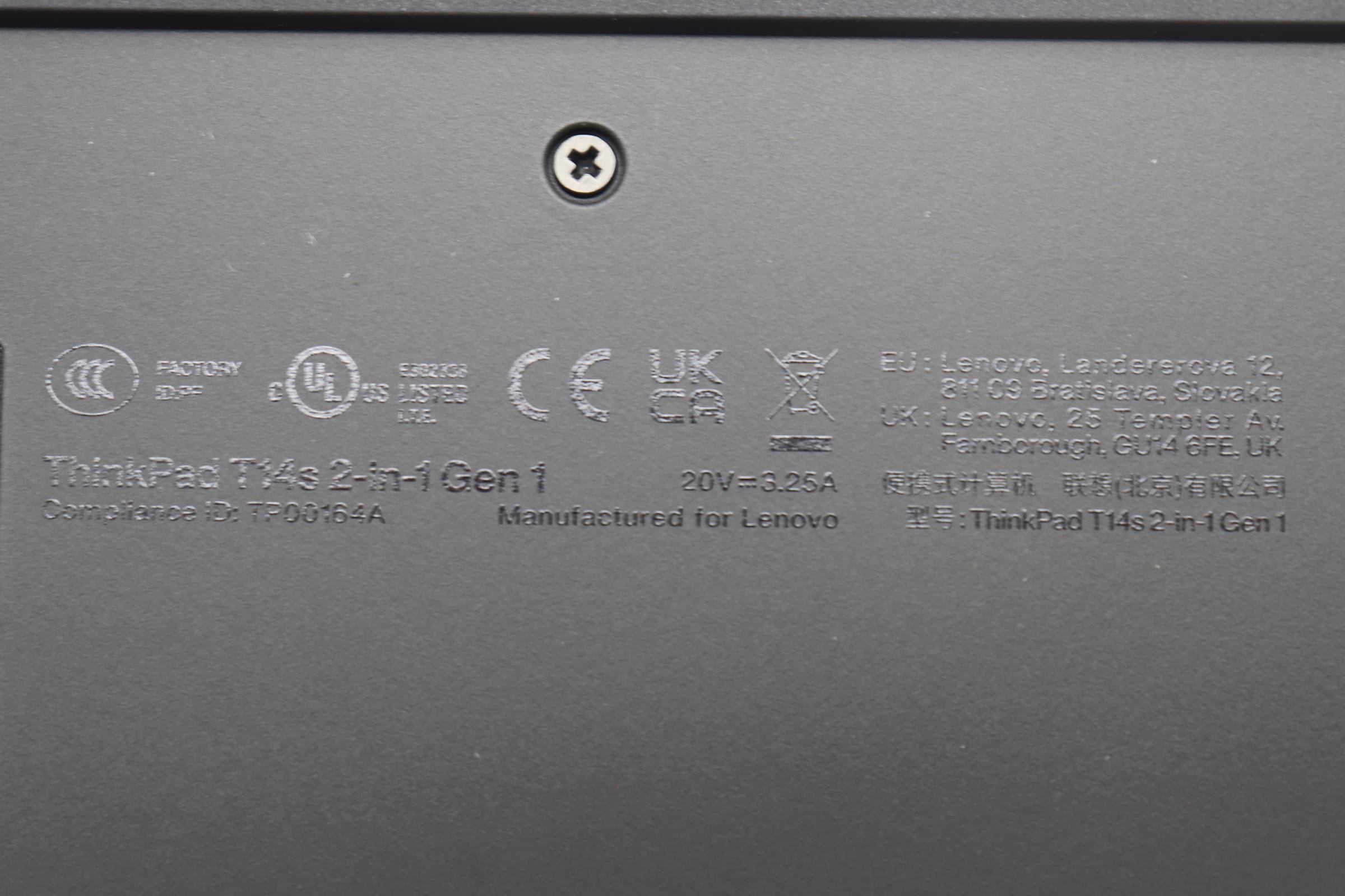 5CB1S55444 - Original Lenovo Cover MTS41_D_Cover_AL_WW_BK_ASSY