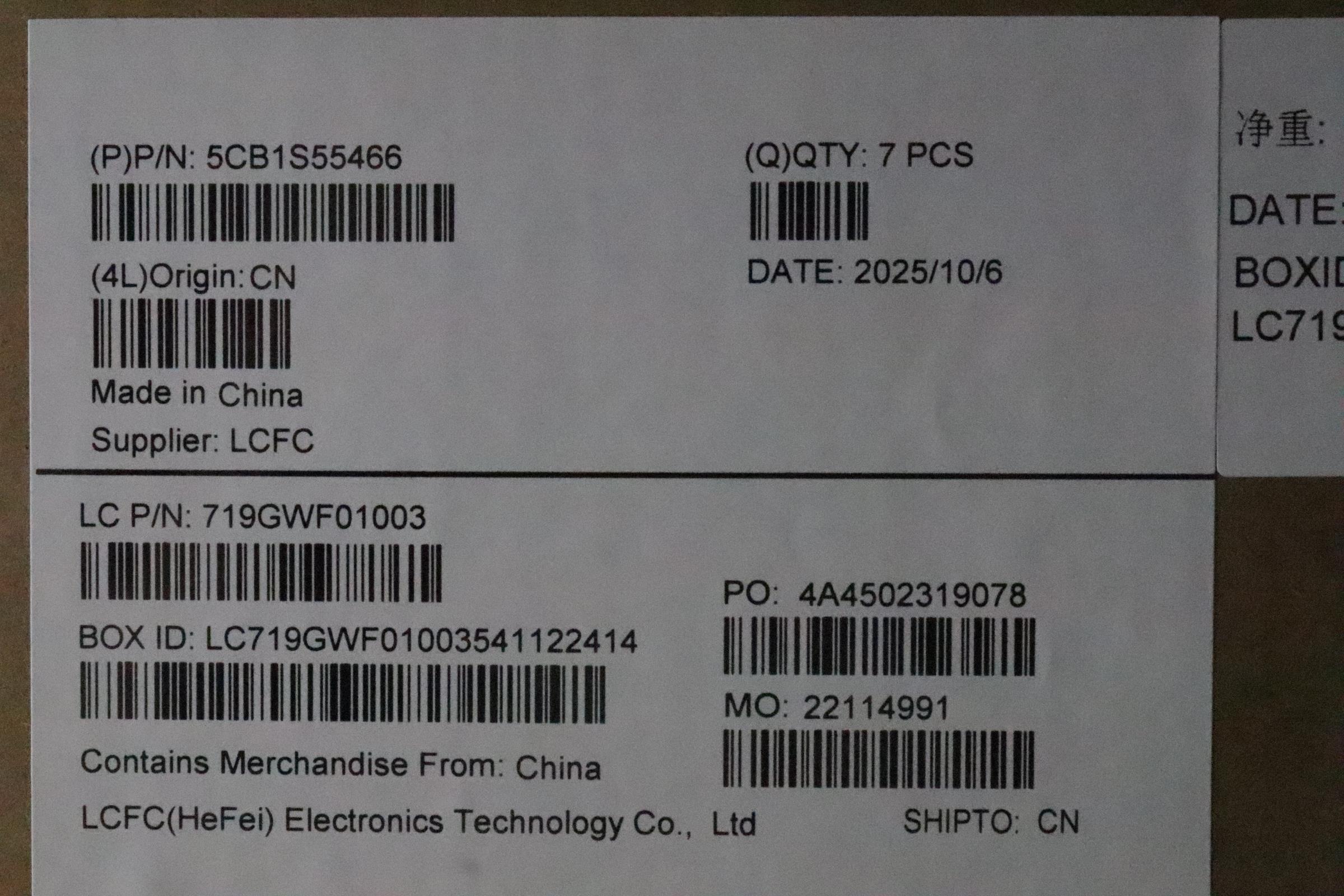 5CB1S55466 - Original Lenovo Cover MP6C0 C Cover WN PMIC SUB ASSY