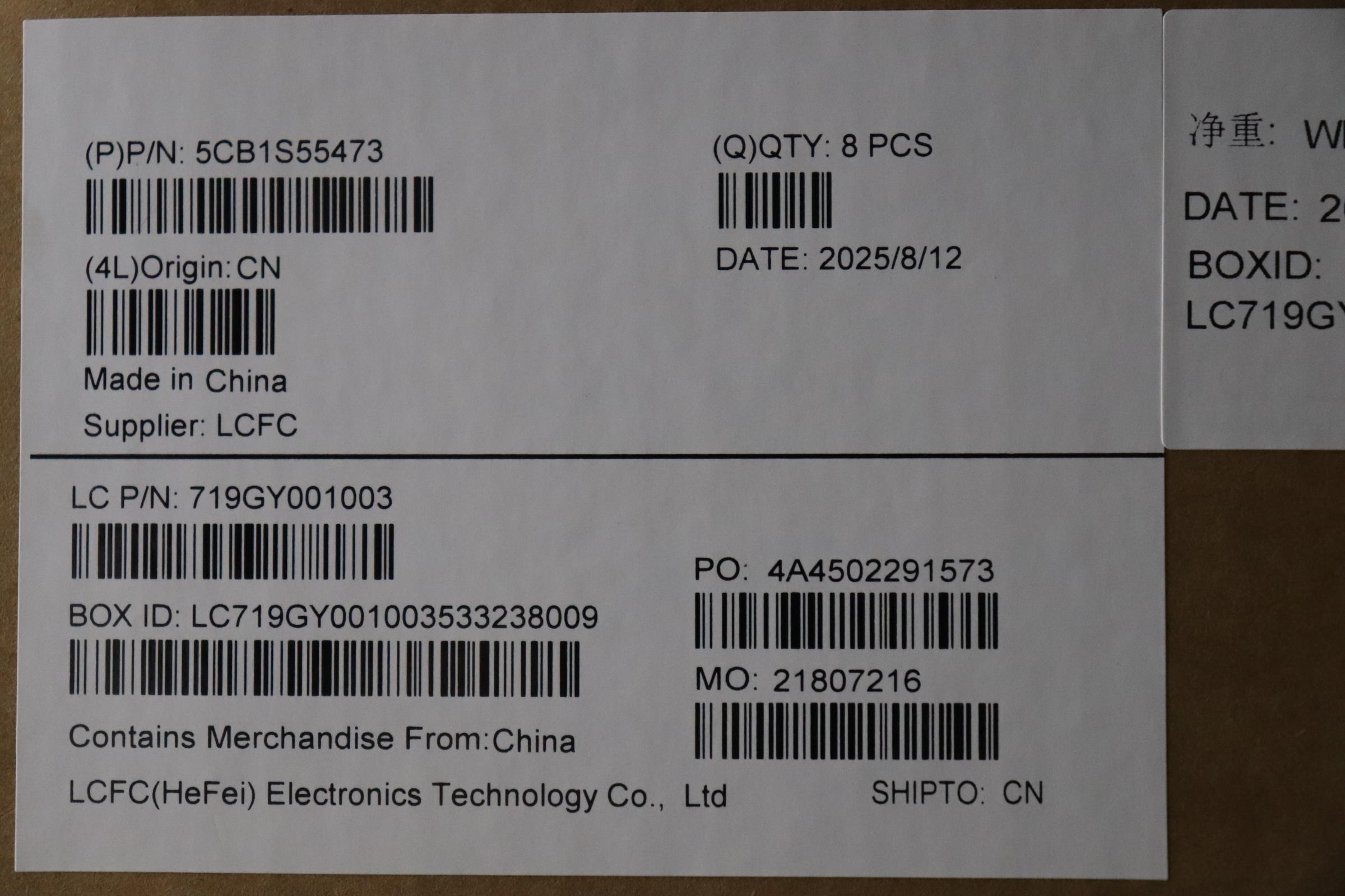 5CB1S55473 - Original Lenovo Cover MPV60 A Cover FHD ASSY