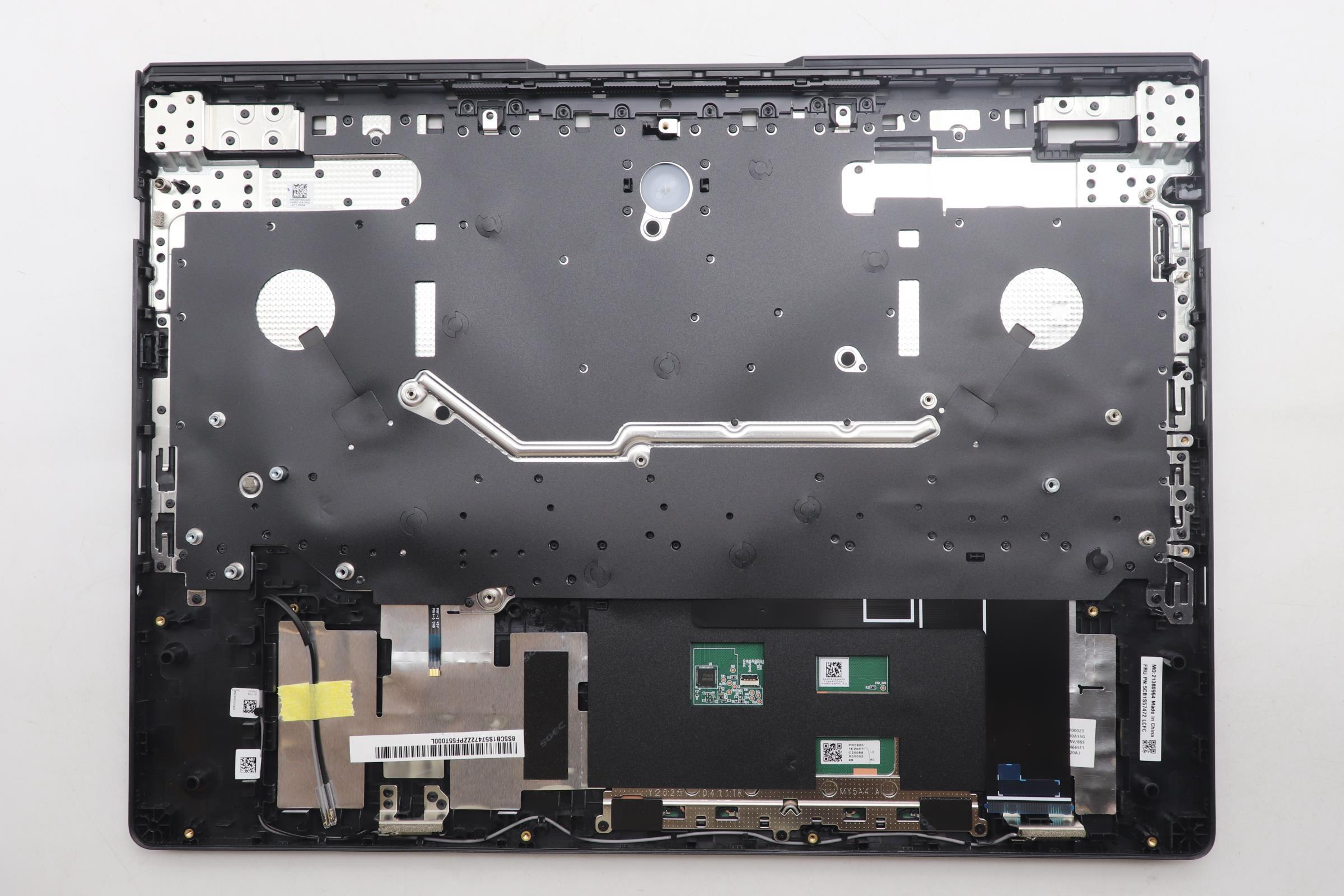 5CB1S57472 - Original Lenovo Keyboard with Top Cover, English, Eclipse Black, RGB Backlight