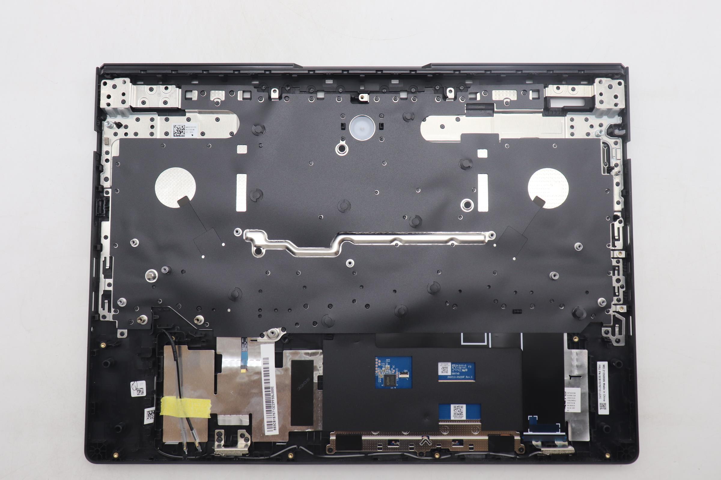 5CB1S76713 - Original Lenovo Keyboard with Top Cover, English, Eclipse Black, RGB Backlight