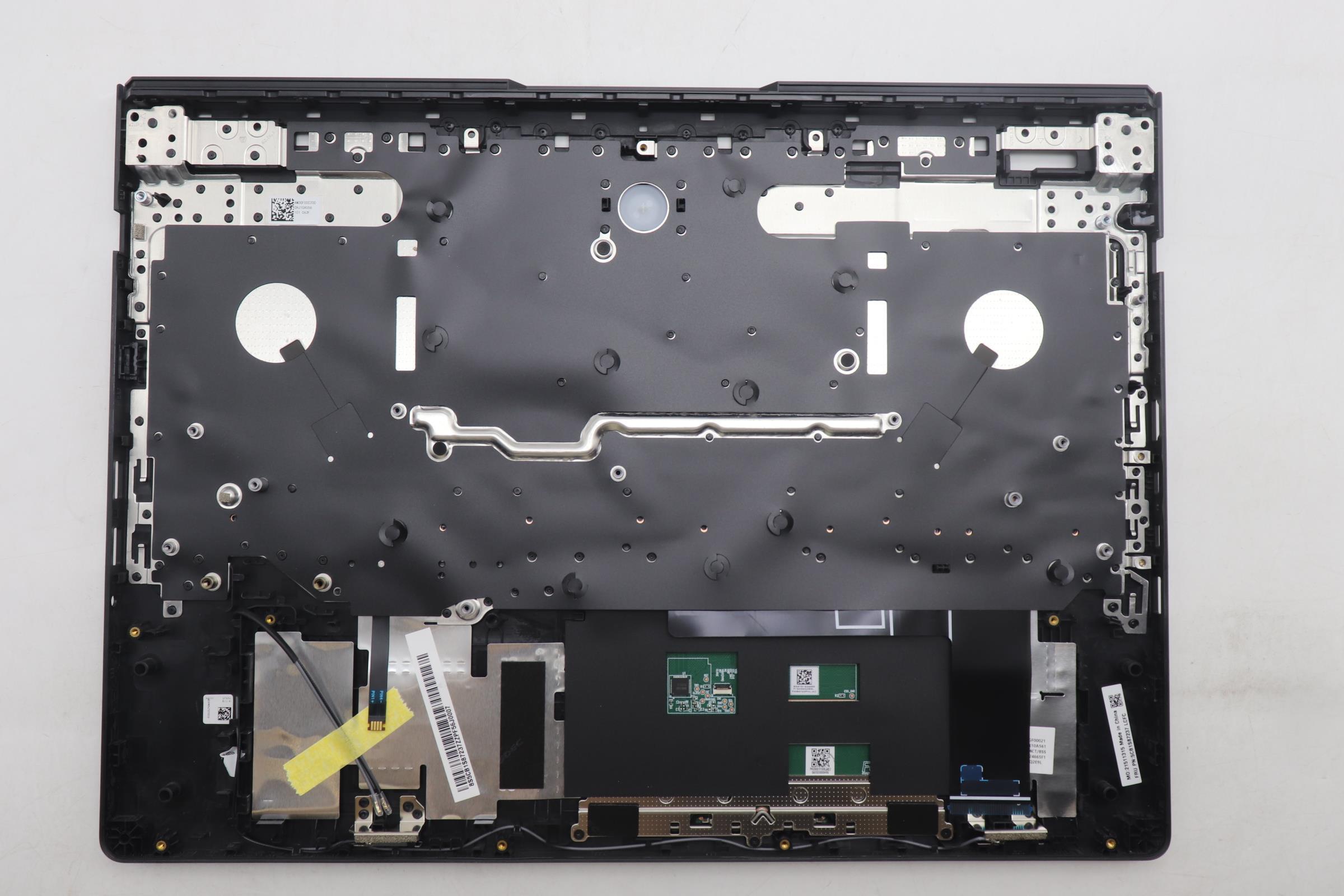 5CB1S87237 - Original Lenovo Keyboard with Top Cover, English, Eclipse Black, White Backlight