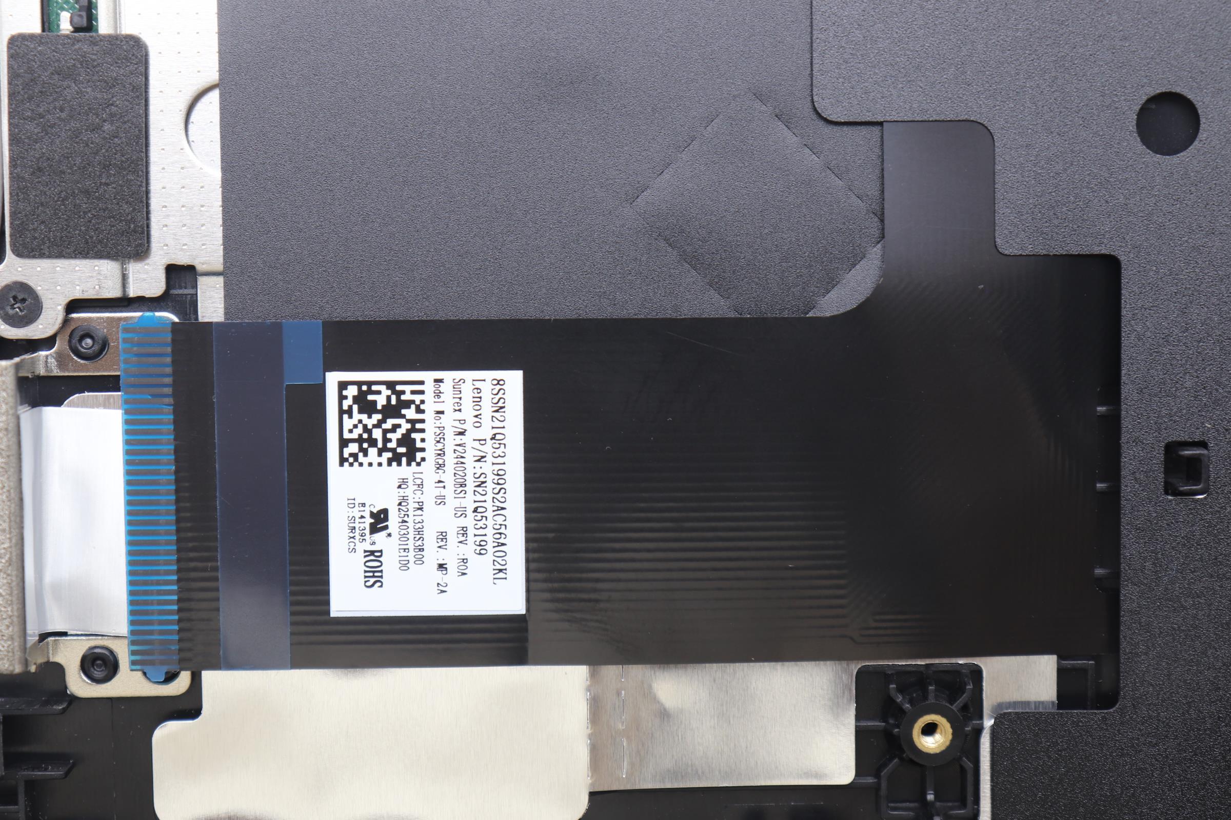 5CB1S89877 - Original Lenovo Keyboard with Top Cover, English, Eclipse Black, RGB Backlight, Anodizing Sandblasting