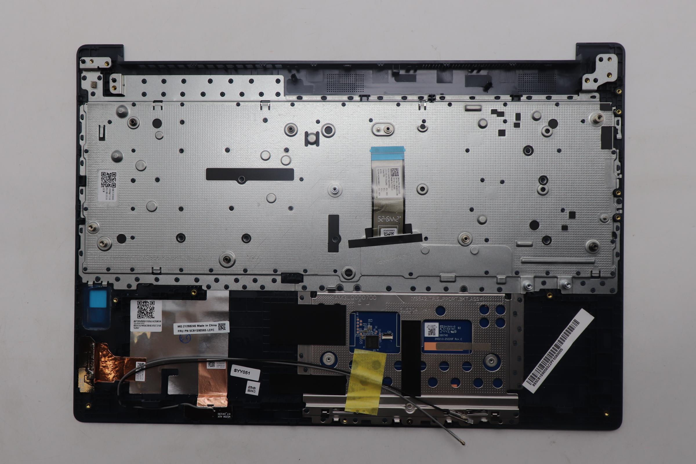 5CB1S90565 - Original Lenovo Keyboard with Top Cover, English, Cosmic Blue, Non_Backlight
