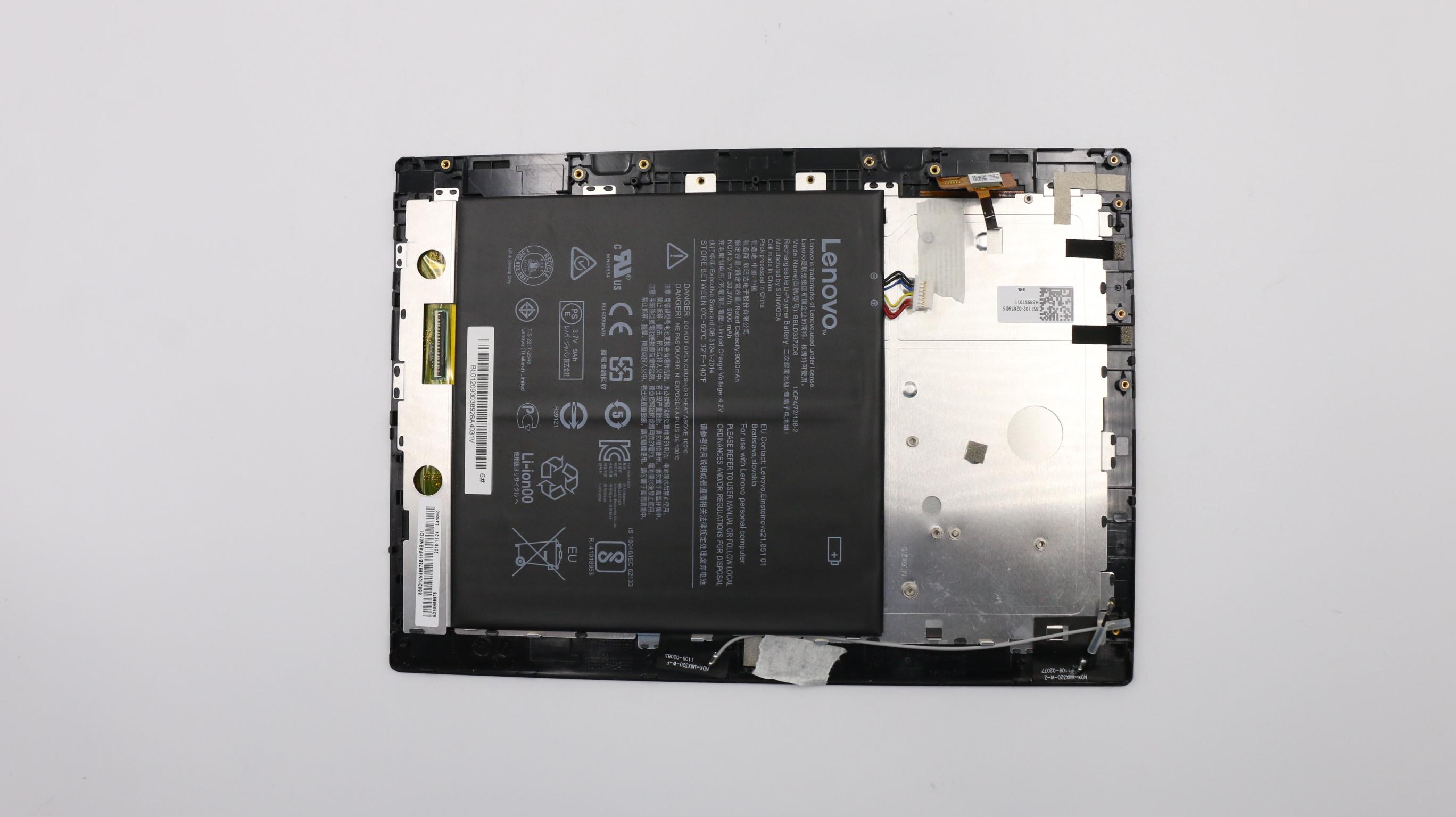 5D10N89978 - Original Lenovo LCD Assembly, 10.1", FHD, Touch, Glare, IPS, 300nit, 80XF
