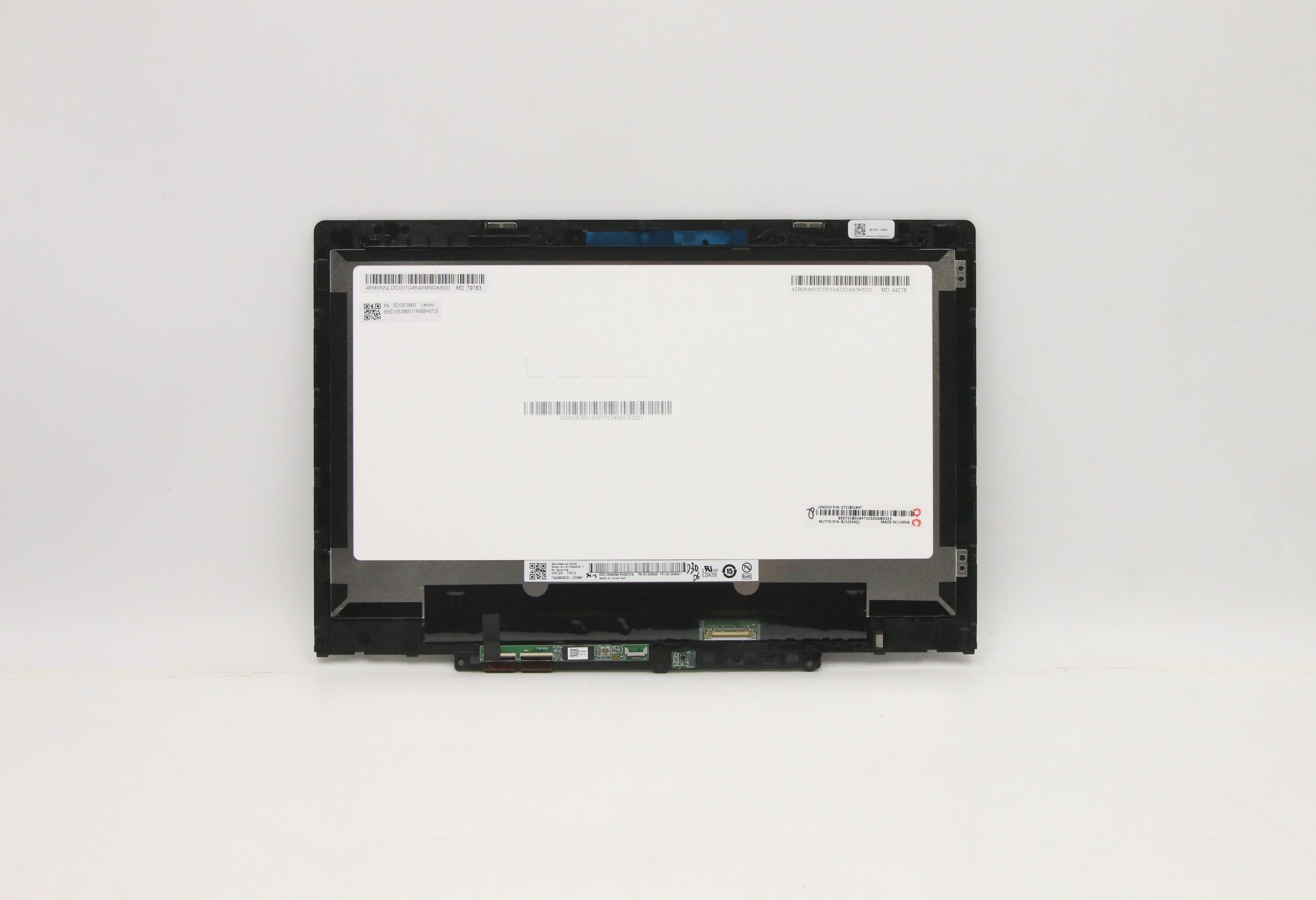 5D10S39681 - Original Lenovo LCD Assembly, 11.6", HD, Touch, Anti-Glare, IPS, 250nit, 82GK W/G-sensor