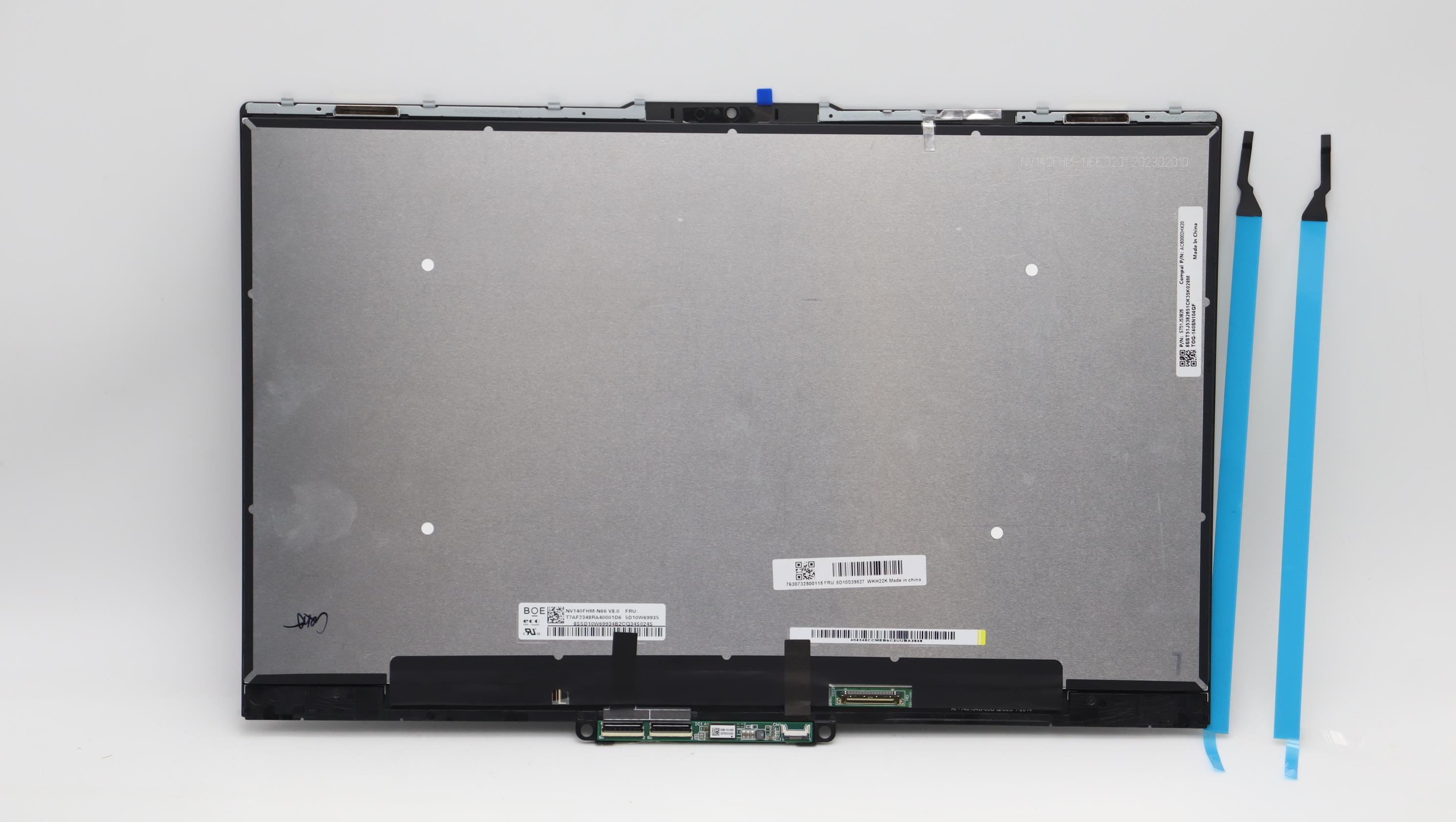 Lenovo Part  Original Lenovo LCD Assembly, 14", FHD, Anti-Glare, Touch, IPS, 300nits, 21DM Laibao+BOE FHD