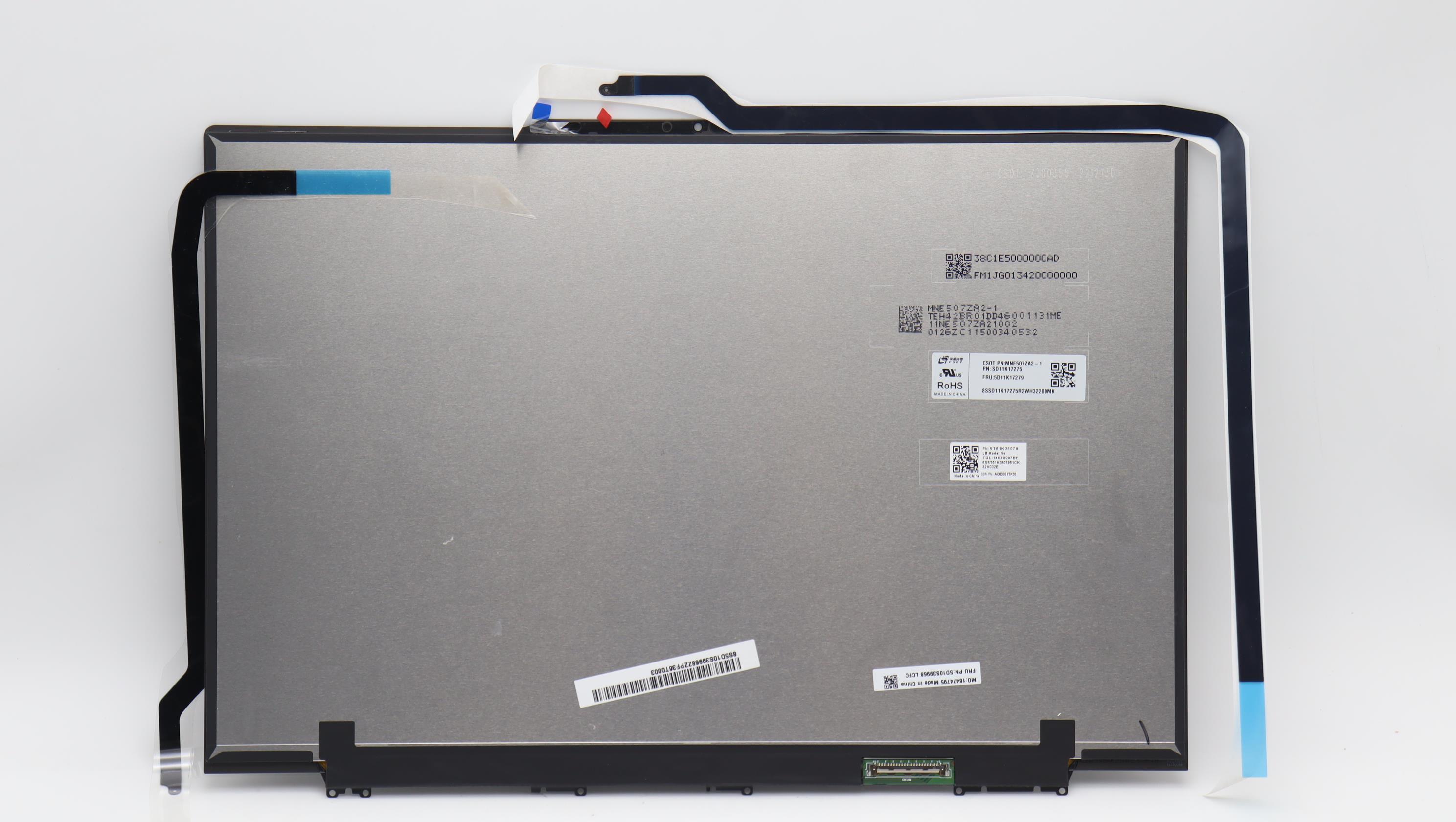 5D10S39968 - Original Lenovo LCD Module,14.5",3K,Non-Touch,Anti-Glare,IPS,400nit,100%DCI-P3