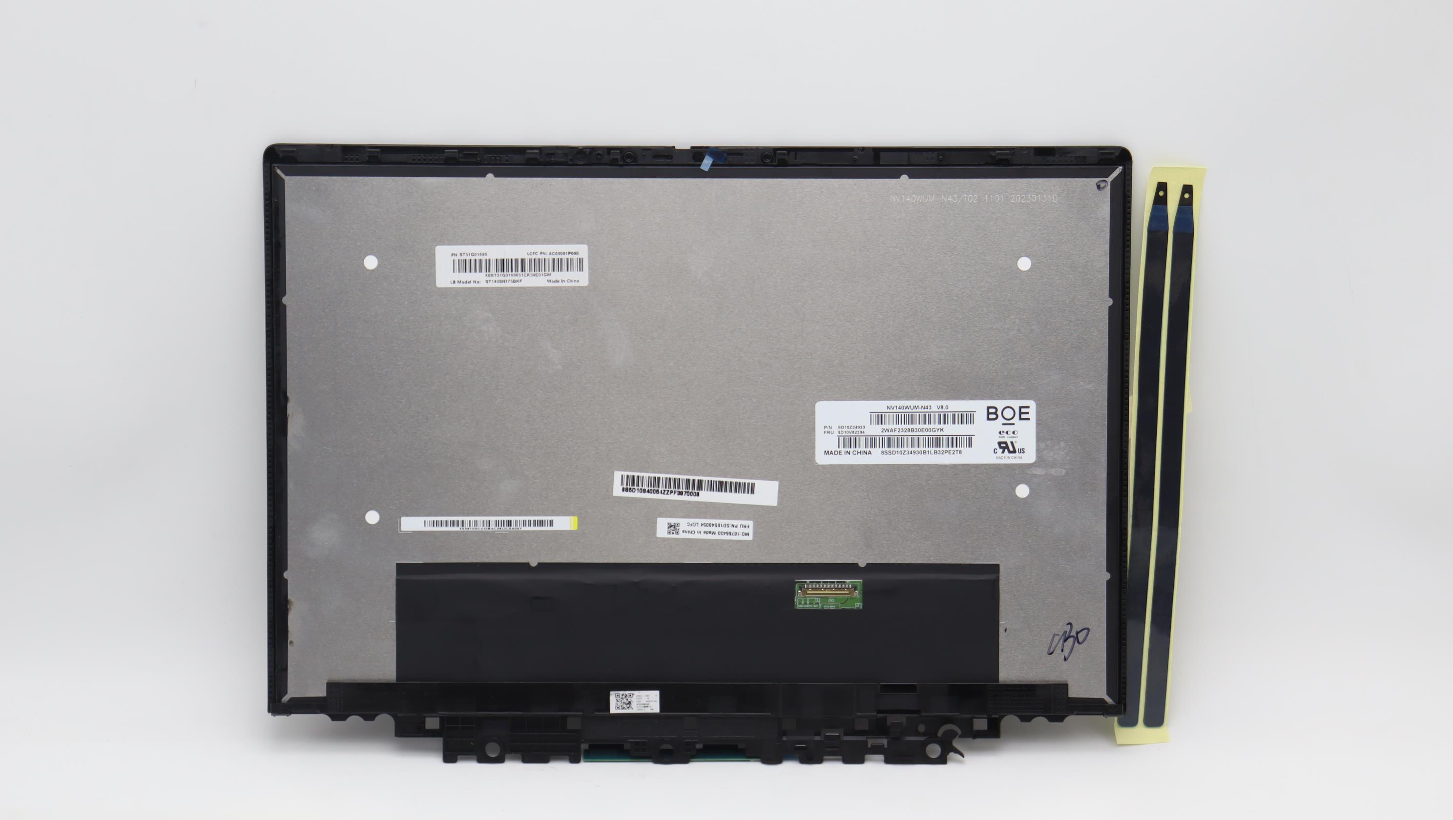 5D10S40054 - Original Lenovo DISPLAY LCD MODULE L 83EK 3.0T LCD BOE