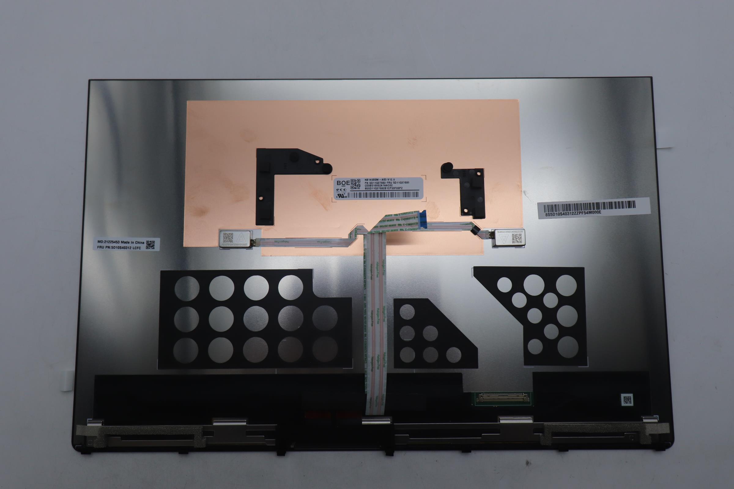 5D10S40312 - Original Lenovo LCD Module, 14", 2.8K, Touch, Glare, OLED, 500nit, 100%DCI-P3