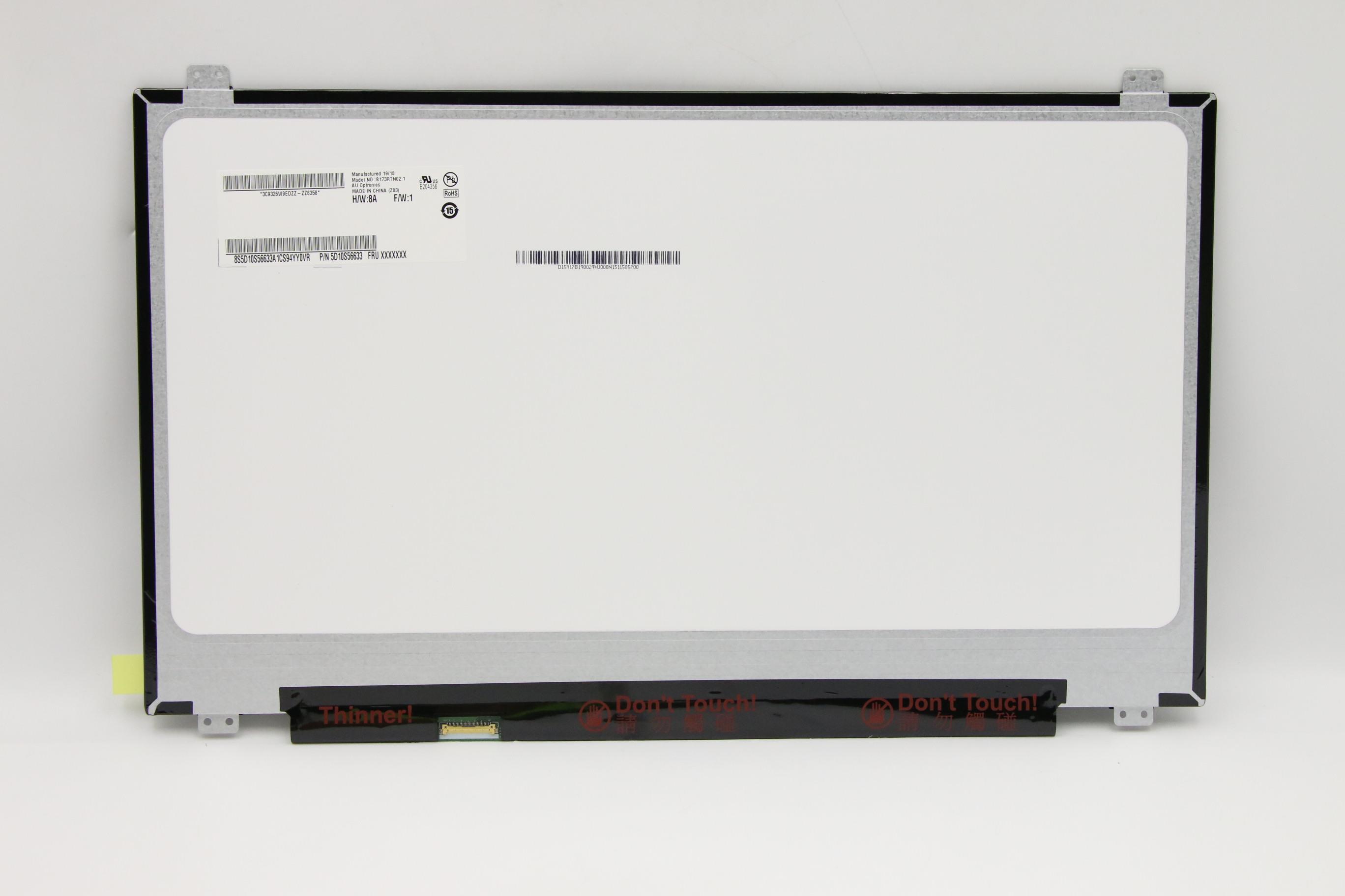 5D10S56633 - Original Lenovo LCD Panel, 17.3", HD+, Anti-Glare, TN, B173RTN02.1 8A