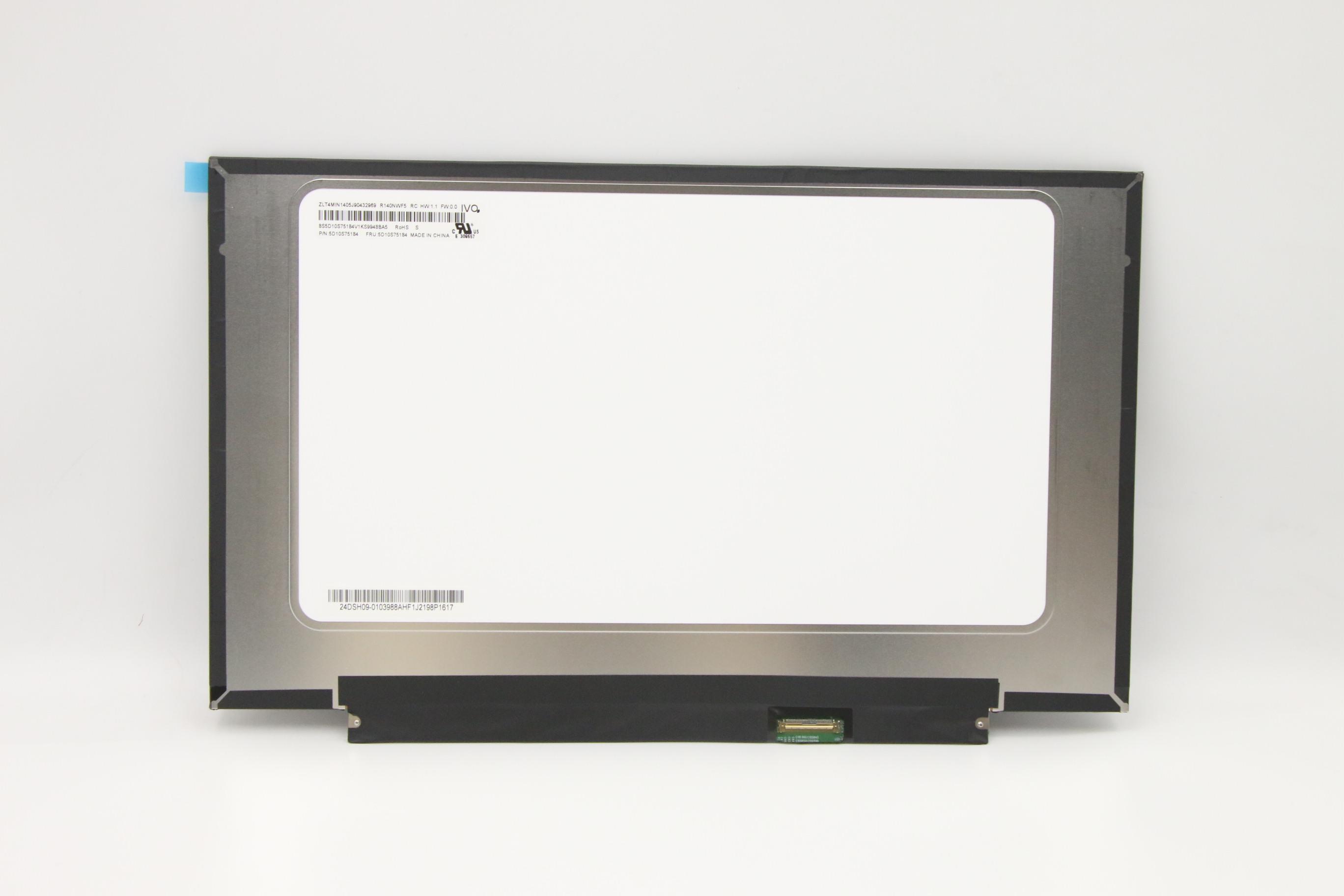 5D10S75184 - Original Lenovo LCD Panel, 14", FHD, Anti-Glare, IPS, Narrow, no bracket LCLW
