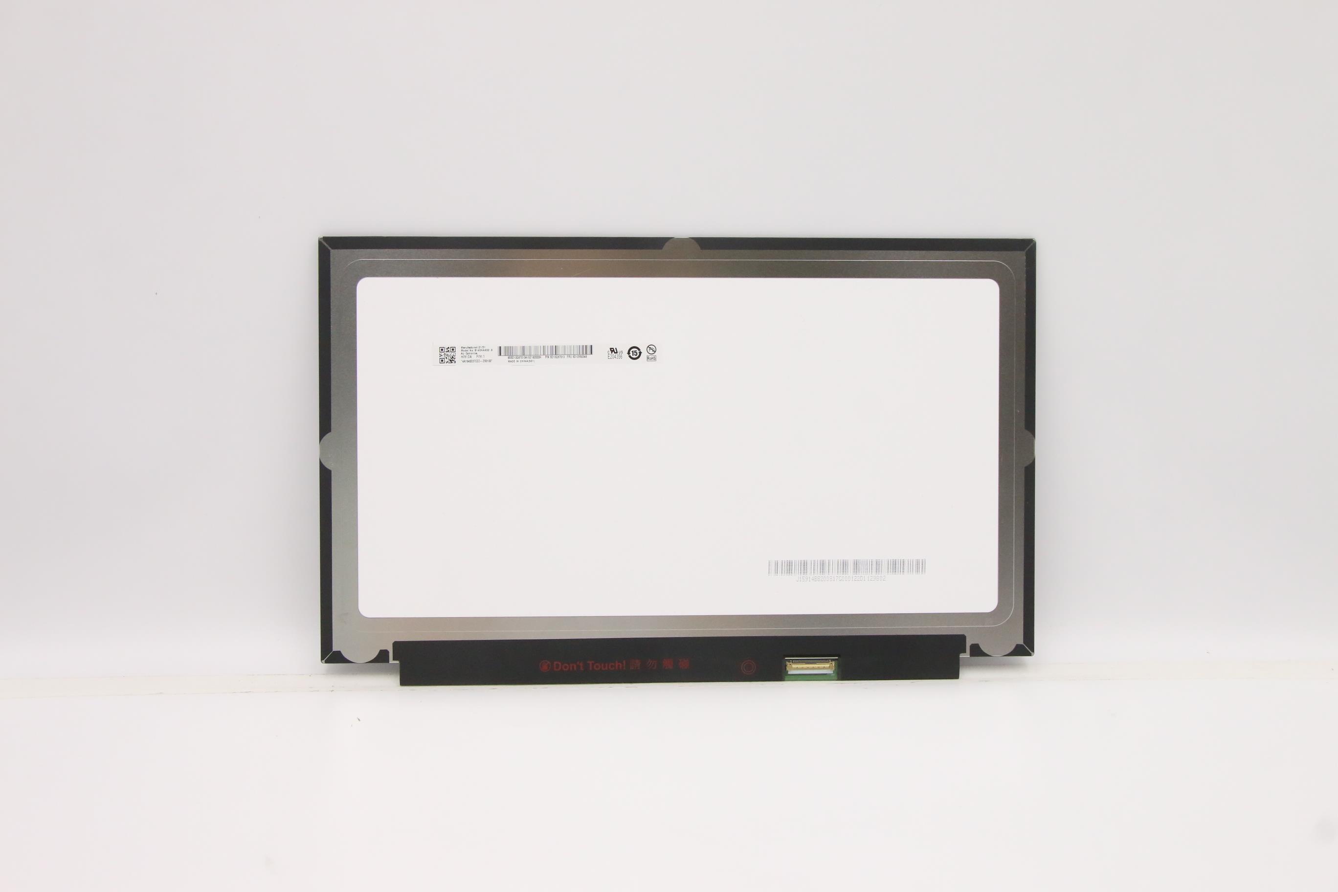 5D10V82346 - Original Lenovo FRU of AUO14” FHD 400nit 2.5t LCLWB140HAK02.6 0A (S01)